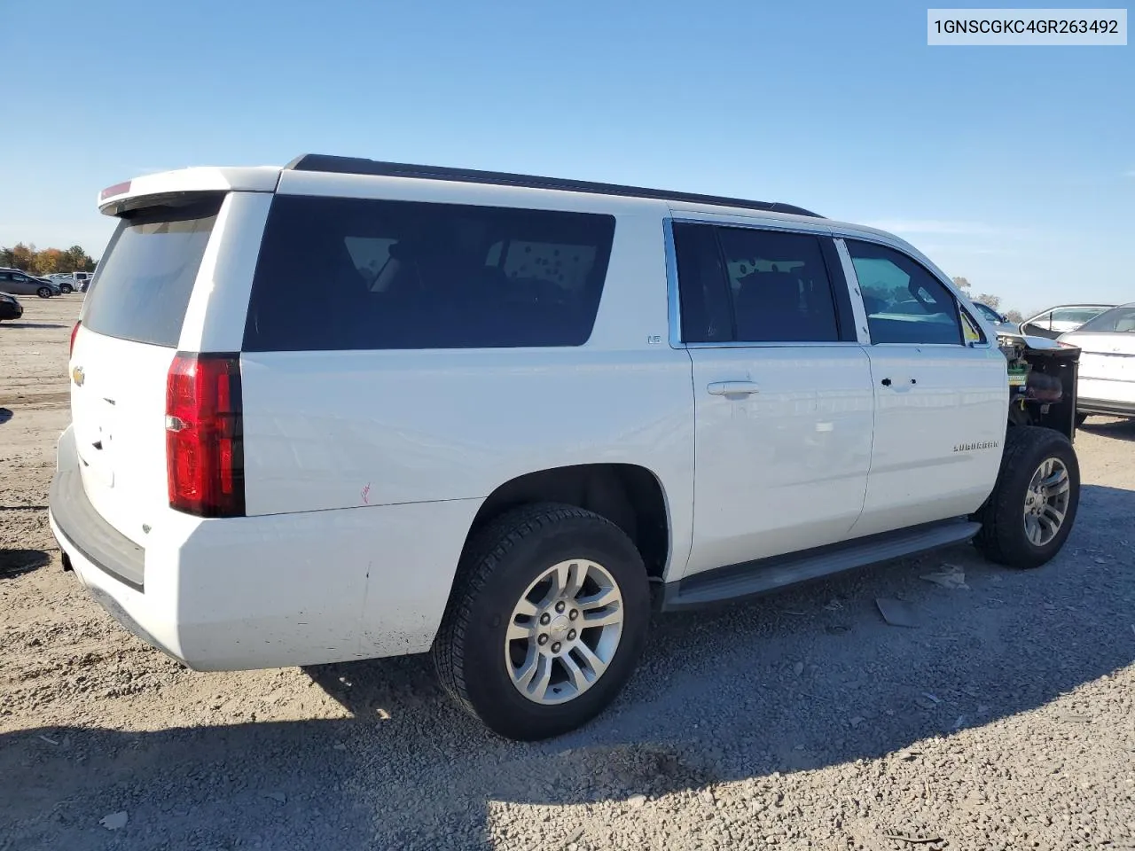 2016 Chevrolet Suburban C1500 Ls VIN: 1GNSCGKC4GR263492 Lot: 76676714