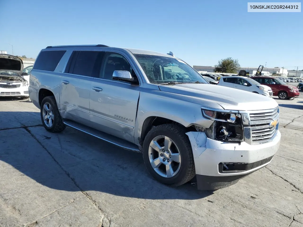 2016 Chevrolet Suburban K1500 Ltz VIN: 1GNSKJKC2GR244312 Lot: 76763054