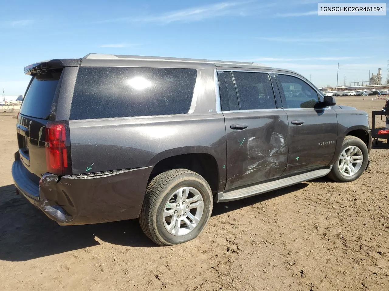 2016 Chevrolet Suburban C1500 Lt VIN: 1GNSCHKC2GR461591 Lot: 76784484