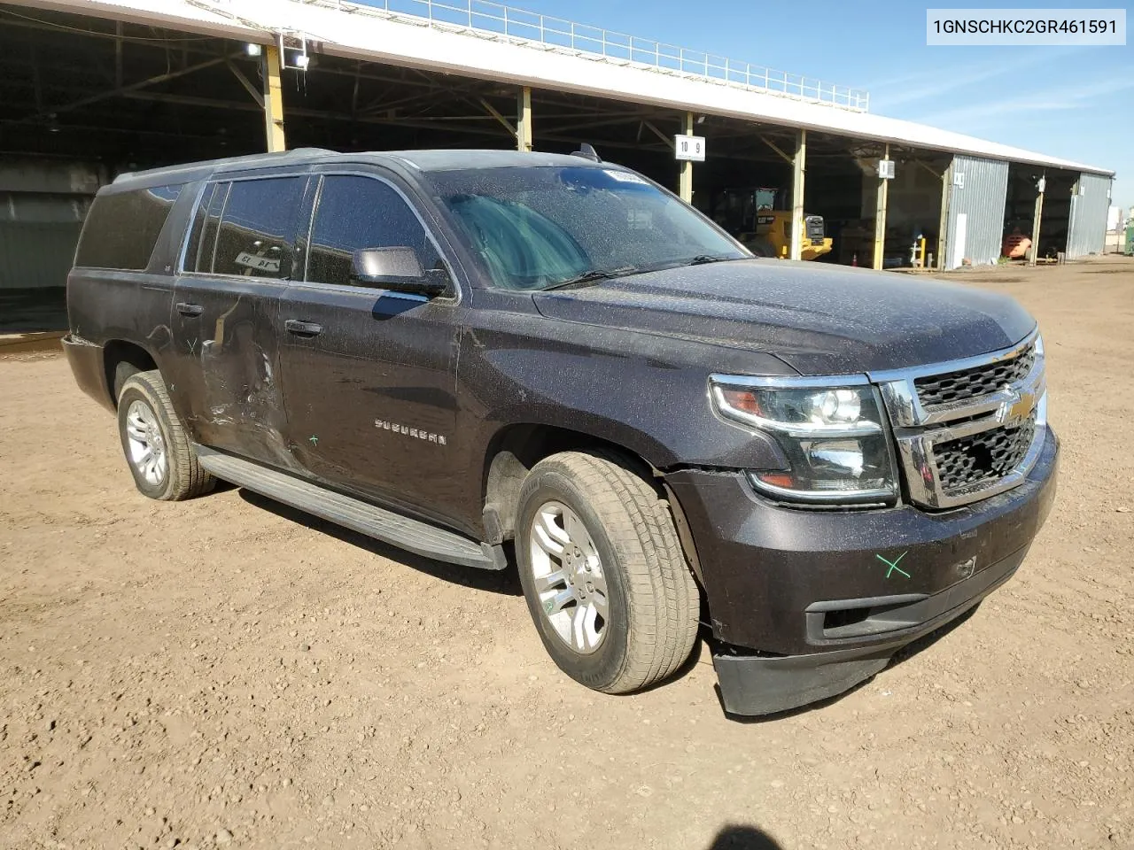 1GNSCHKC2GR461591 2016 Chevrolet Suburban C1500 Lt