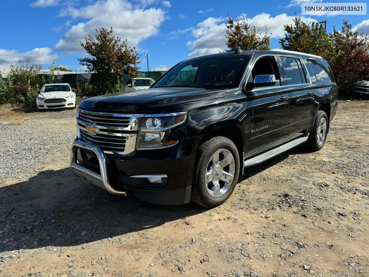 2016 Chevrolet Suburban K1500 Ltz VIN: 1GNSKJKC8GR133621 Lot: 76826124