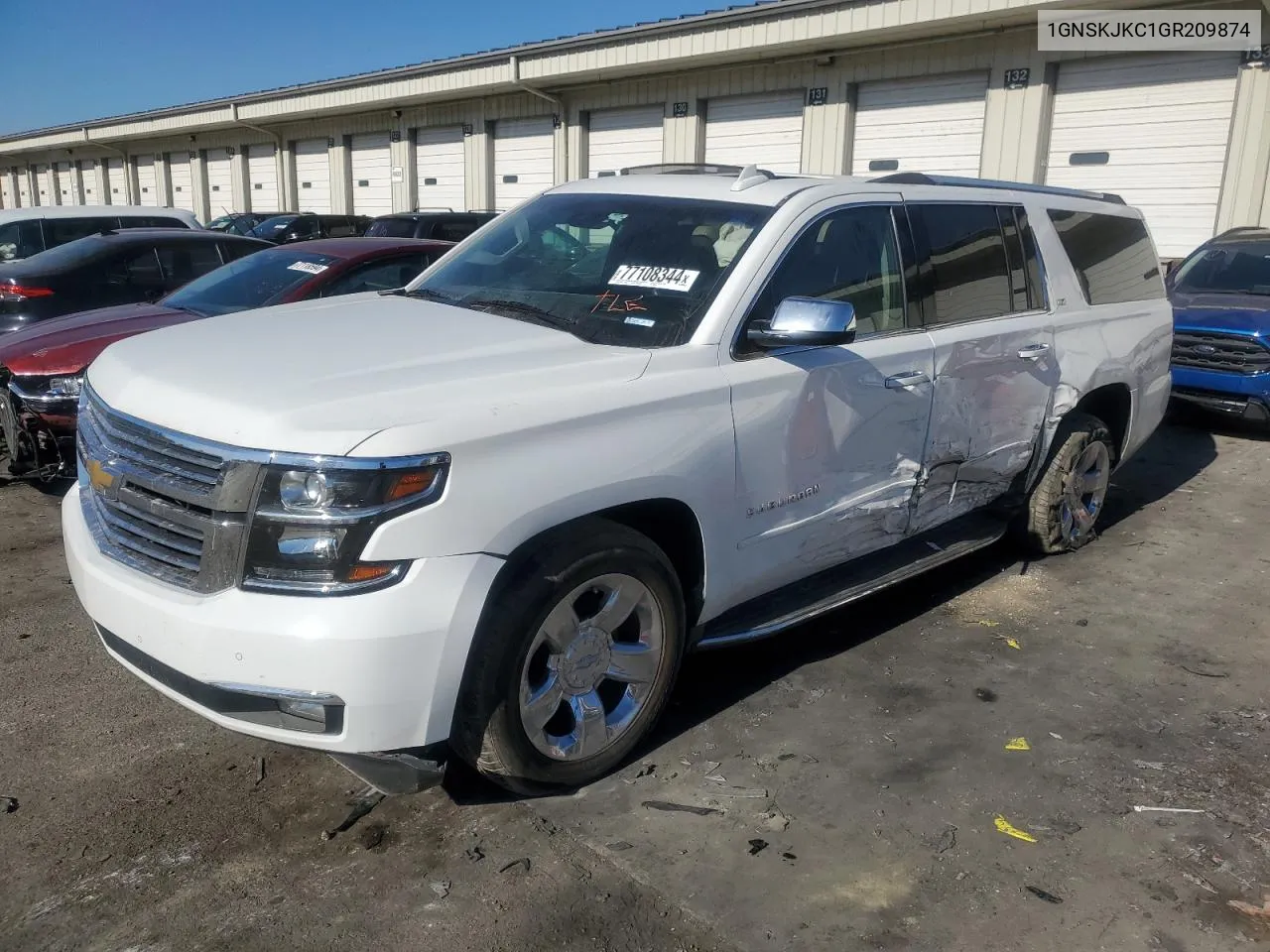 2016 Chevrolet Suburban K1500 Ltz VIN: 1GNSKJKC1GR209874 Lot: 77108344