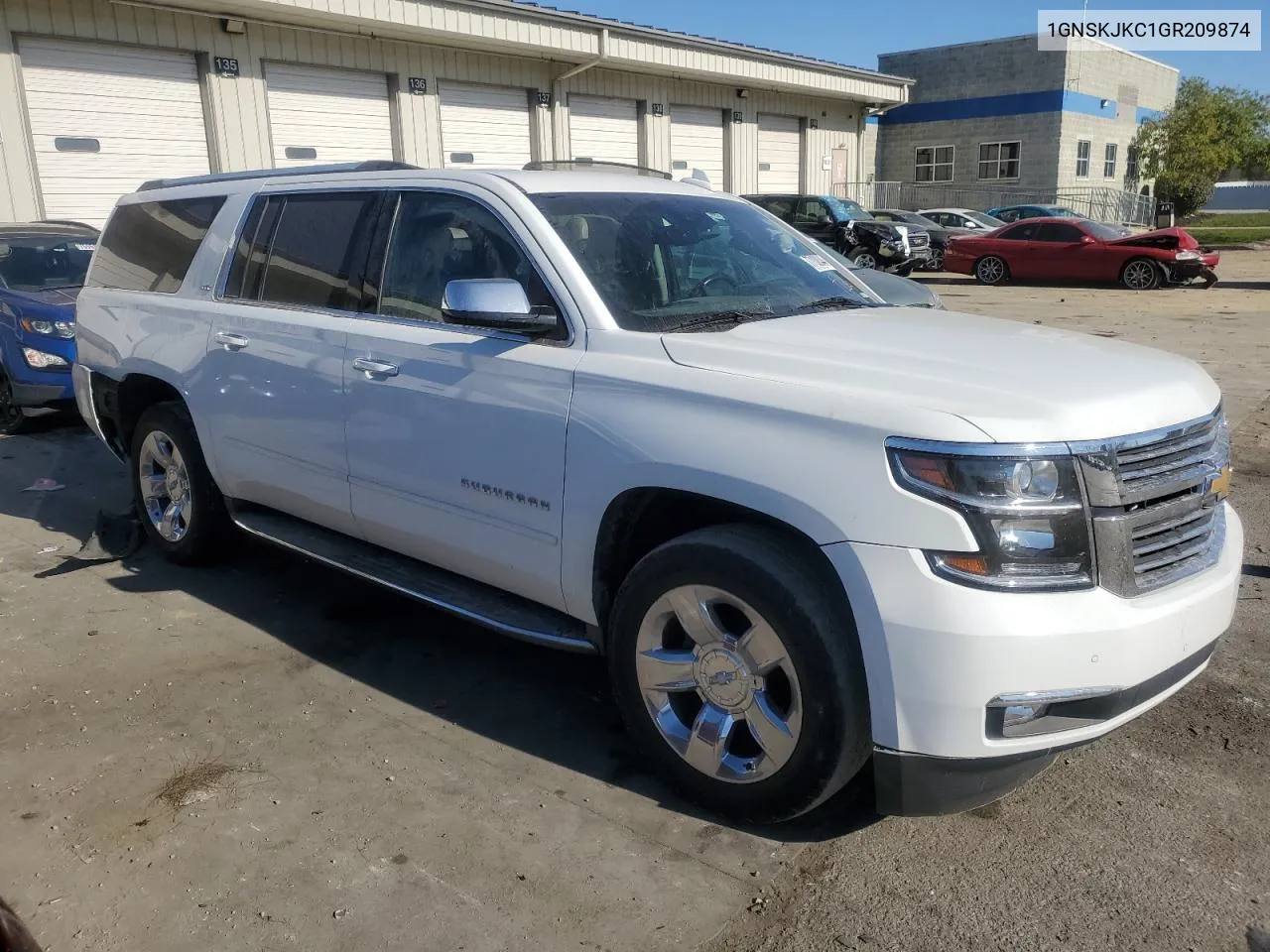 1GNSKJKC1GR209874 2016 Chevrolet Suburban K1500 Ltz