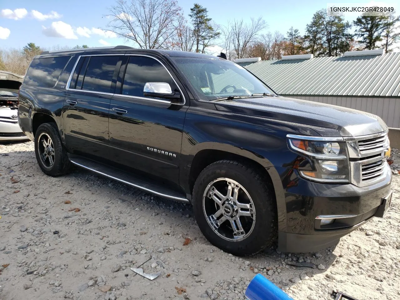 2016 Chevrolet Suburban K1500 Ltz VIN: 1GNSKJKC2GR428049 Lot: 77848364