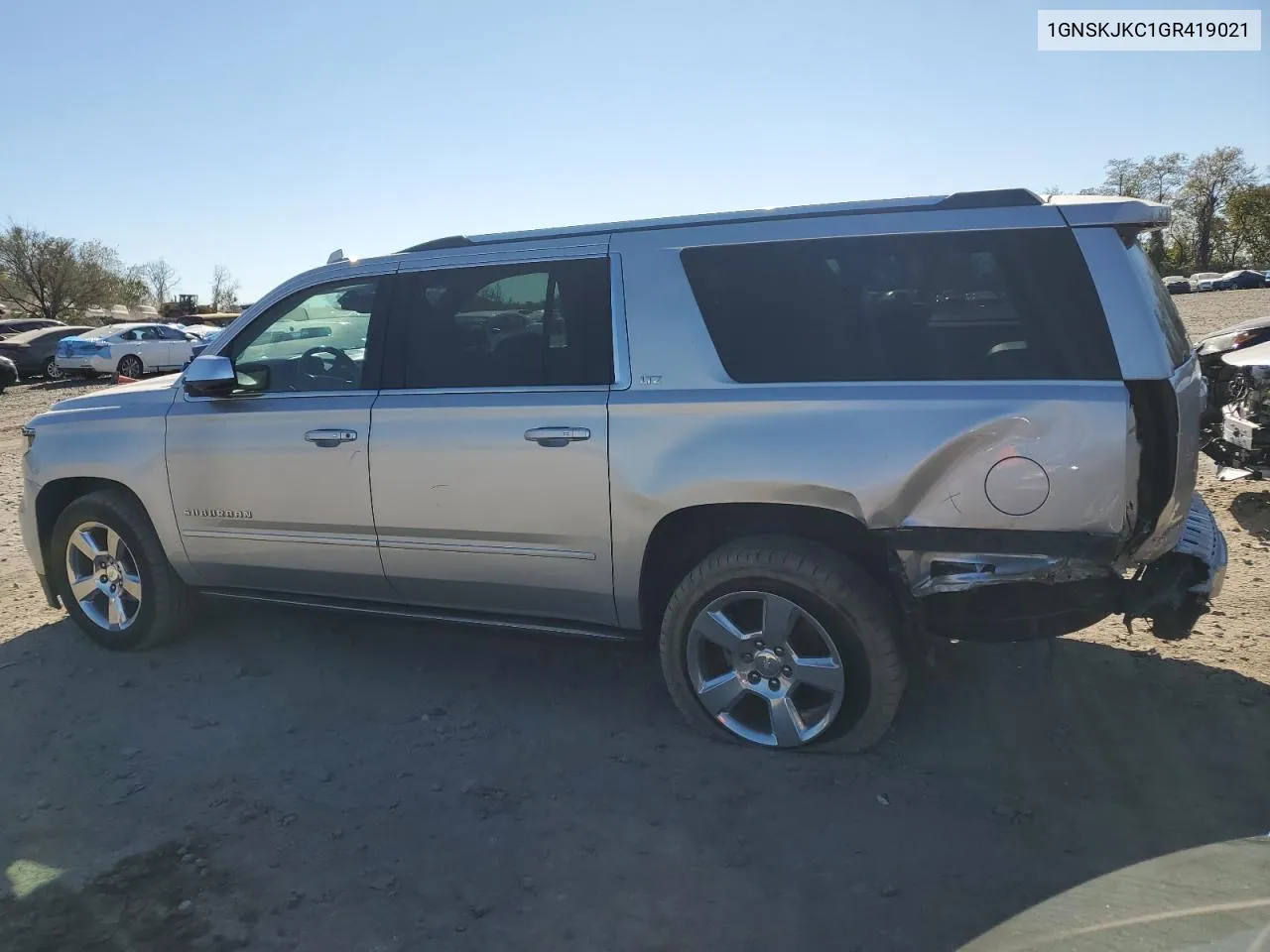 2016 Chevrolet Suburban K1500 Ltz VIN: 1GNSKJKC1GR419021 Lot: 77865204