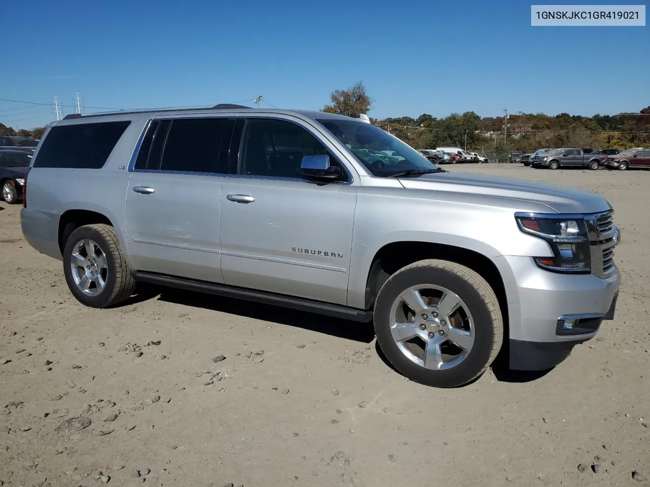 1GNSKJKC1GR419021 2016 Chevrolet Suburban K1500 Ltz