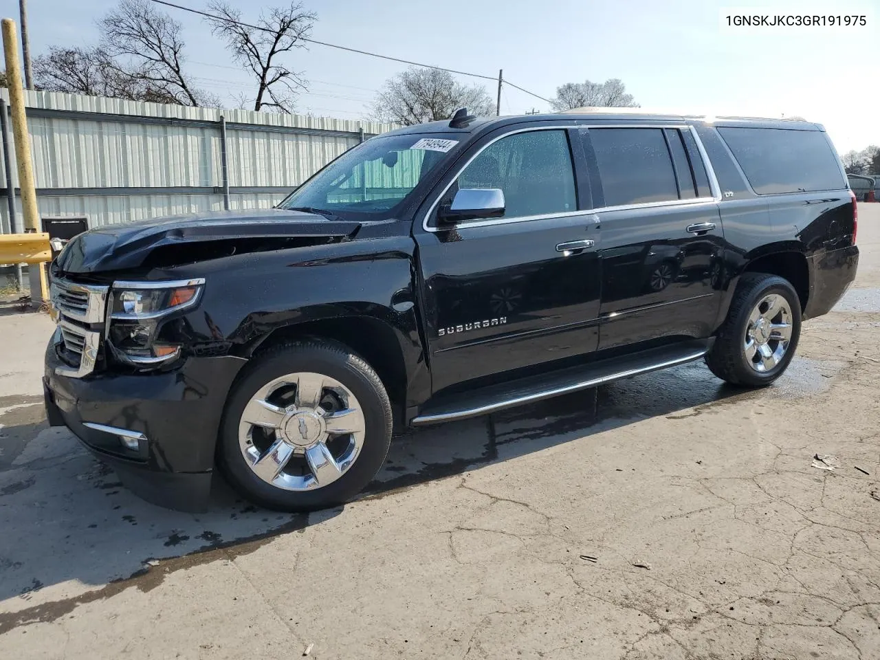 2016 Chevrolet Suburban K1500 Ltz VIN: 1GNSKJKC3GR191975 Lot: 77949944