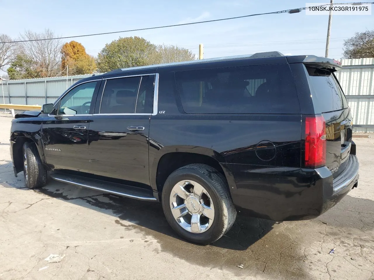 2016 Chevrolet Suburban K1500 Ltz VIN: 1GNSKJKC3GR191975 Lot: 77949944