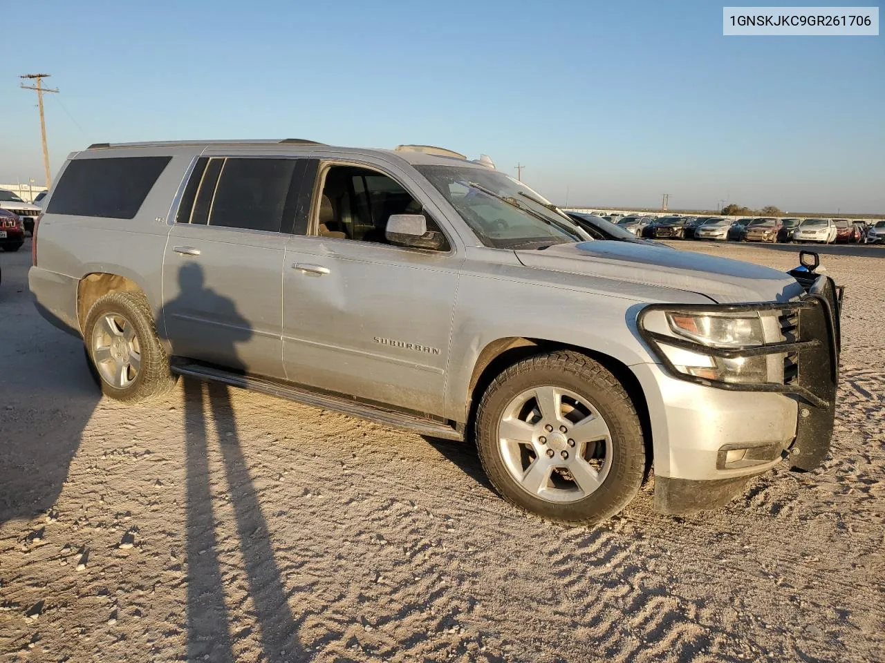 2016 Chevrolet Suburban K1500 Ltz VIN: 1GNSKJKC9GR261706 Lot: 78137594