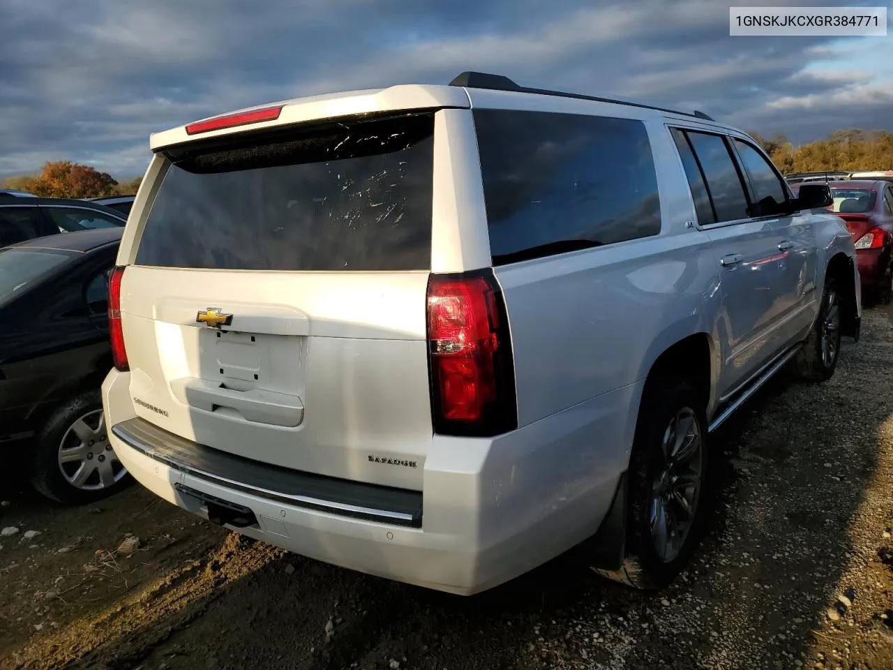 2016 Chevrolet Suburban K1500 Ltz VIN: 1GNSKJKCXGR384771 Lot: 78852114