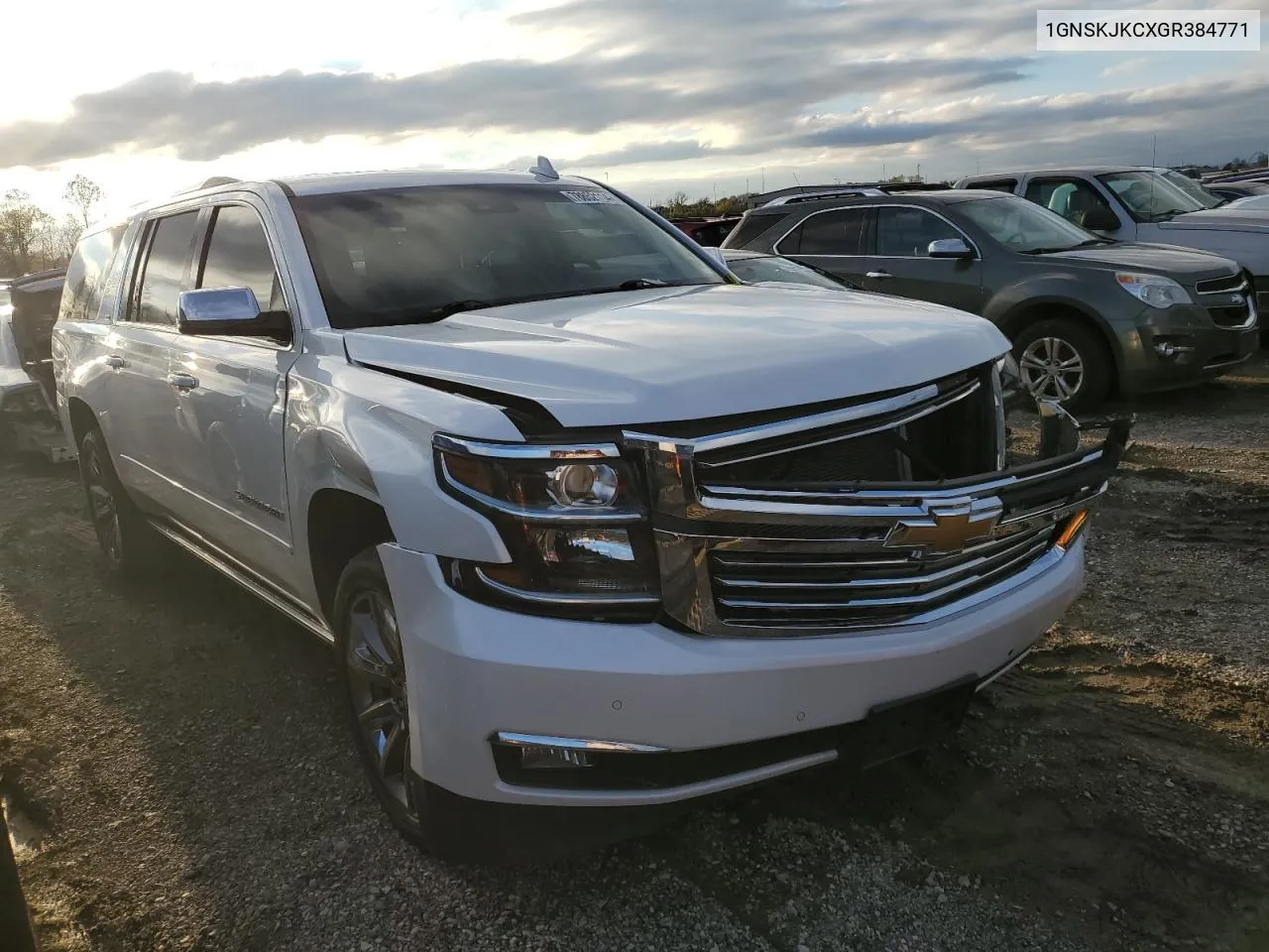 2016 Chevrolet Suburban K1500 Ltz VIN: 1GNSKJKCXGR384771 Lot: 78852114