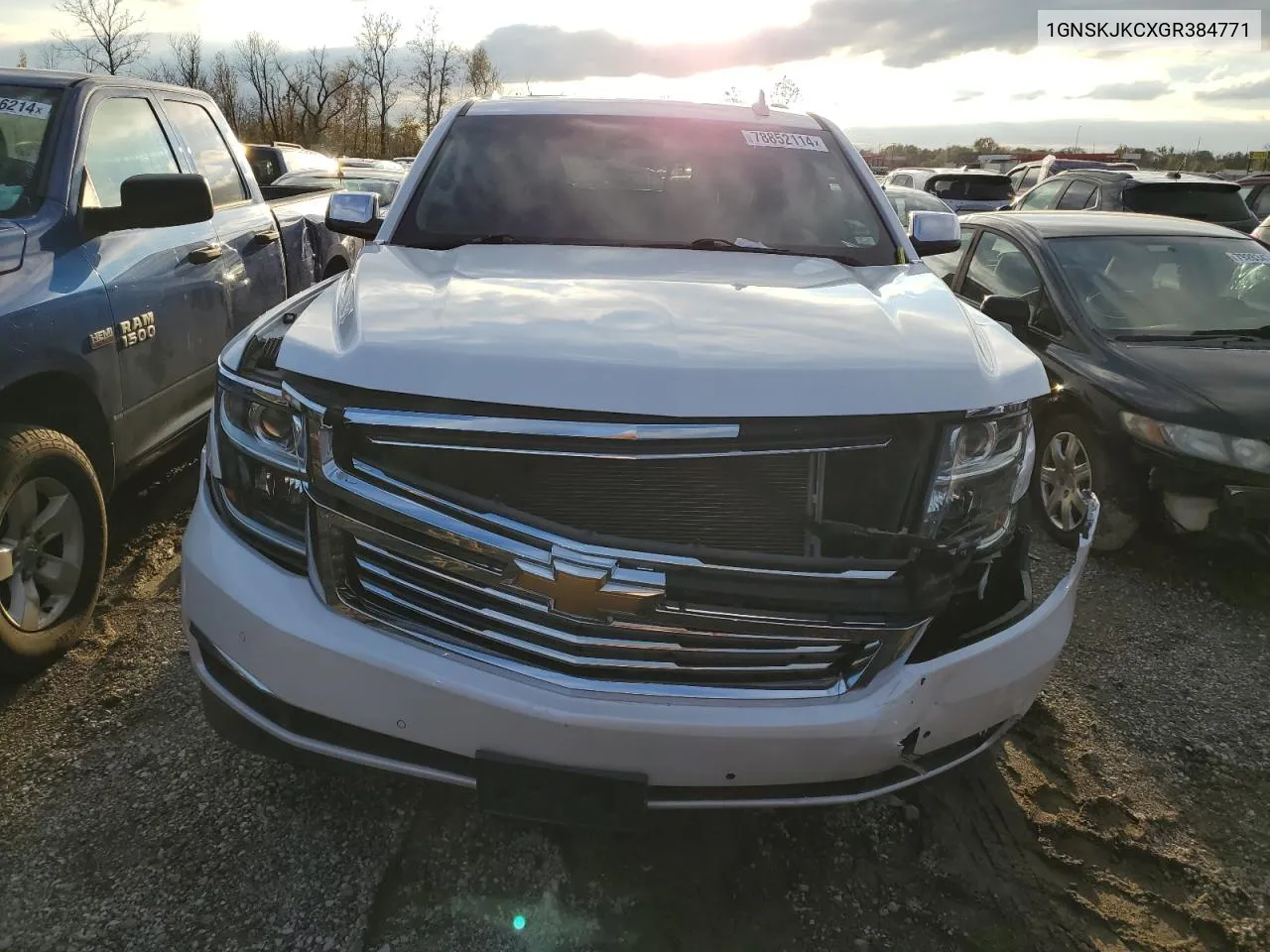 2016 Chevrolet Suburban K1500 Ltz VIN: 1GNSKJKCXGR384771 Lot: 78852114