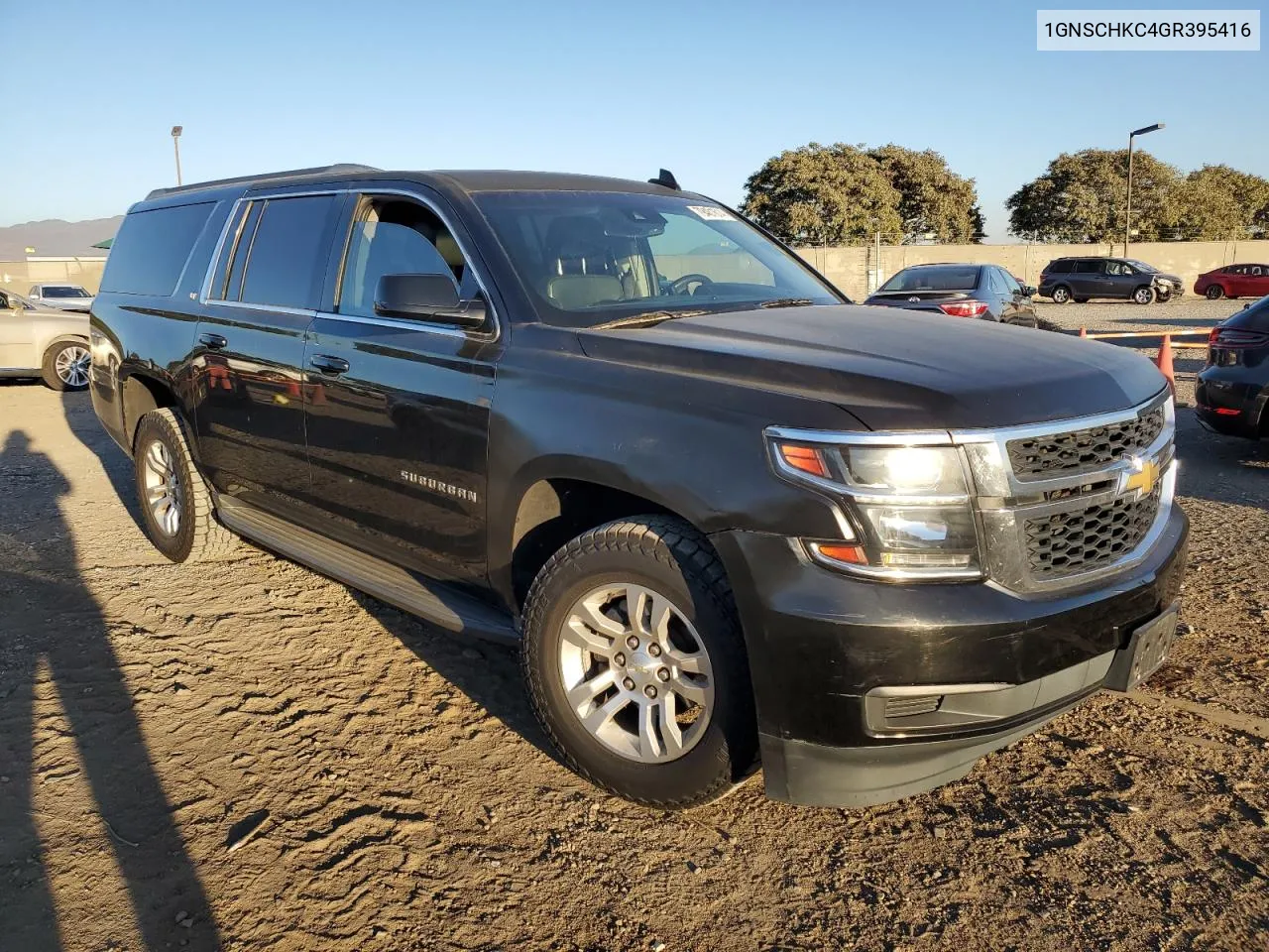 2016 Chevrolet Suburban C1500 Lt VIN: 1GNSCHKC4GR395416 Lot: 79481614