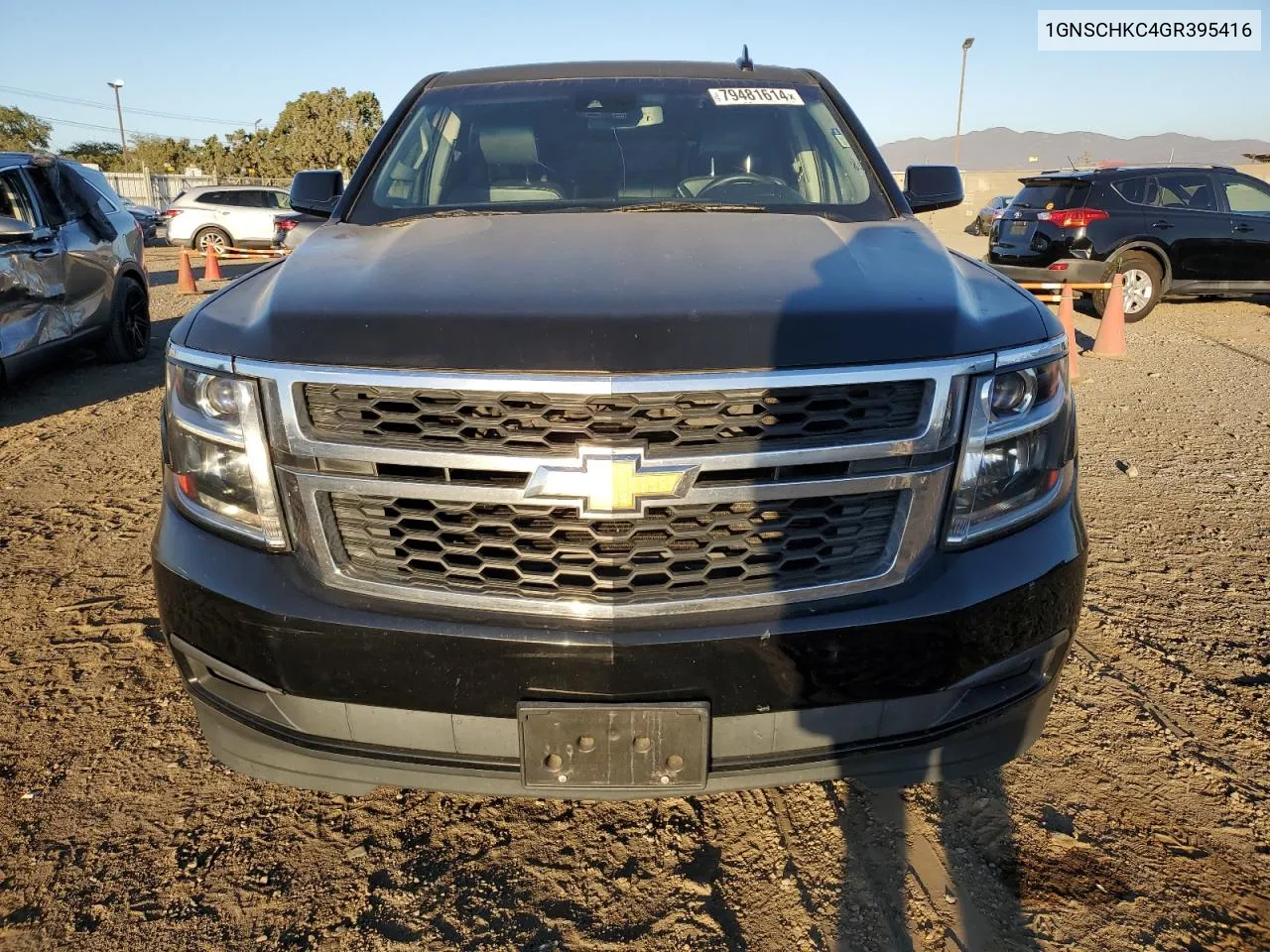 2016 Chevrolet Suburban C1500 Lt VIN: 1GNSCHKC4GR395416 Lot: 79481614