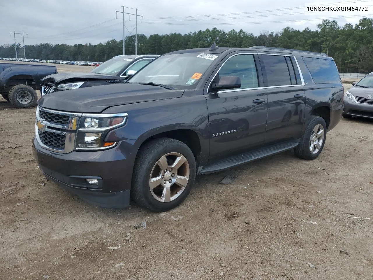 2016 Chevrolet Suburban C1500 Lt VIN: 1GNSCHKCXGR464772 Lot: 80065134