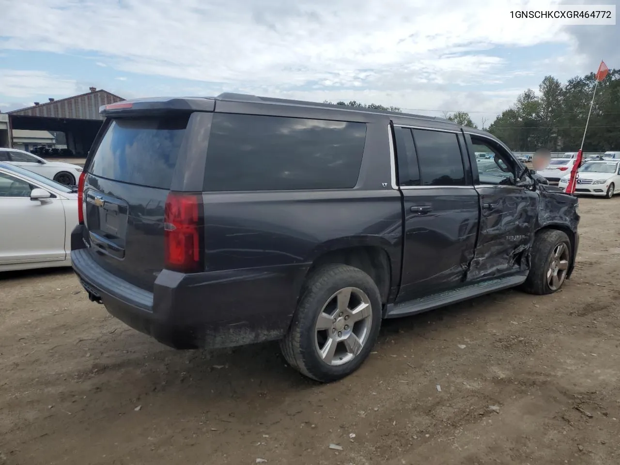 2016 Chevrolet Suburban C1500 Lt VIN: 1GNSCHKCXGR464772 Lot: 80065134