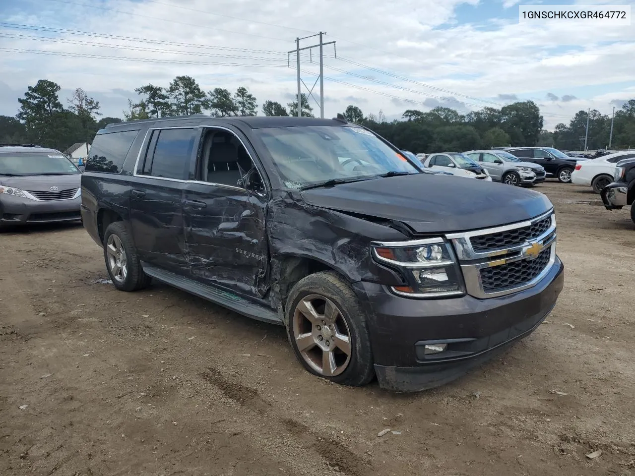 2016 Chevrolet Suburban C1500 Lt VIN: 1GNSCHKCXGR464772 Lot: 80065134