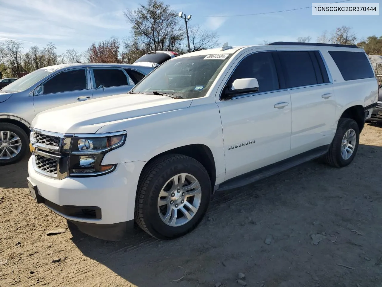 2016 Chevrolet Suburban C1500 Ls VIN: 1GNSCGKC2GR370444 Lot: 80643504