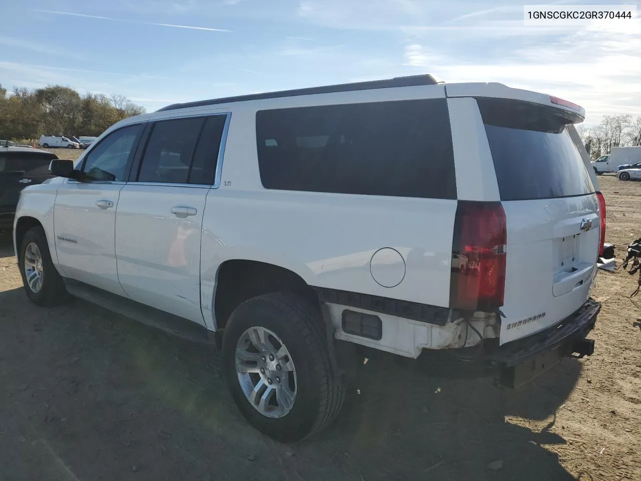 2016 Chevrolet Suburban C1500 Ls VIN: 1GNSCGKC2GR370444 Lot: 80643504