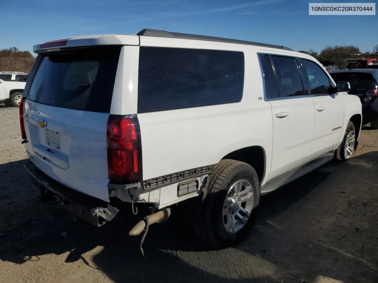 2016 Chevrolet Suburban C1500 Ls VIN: 1GNSCGKC2GR370444 Lot: 80643504