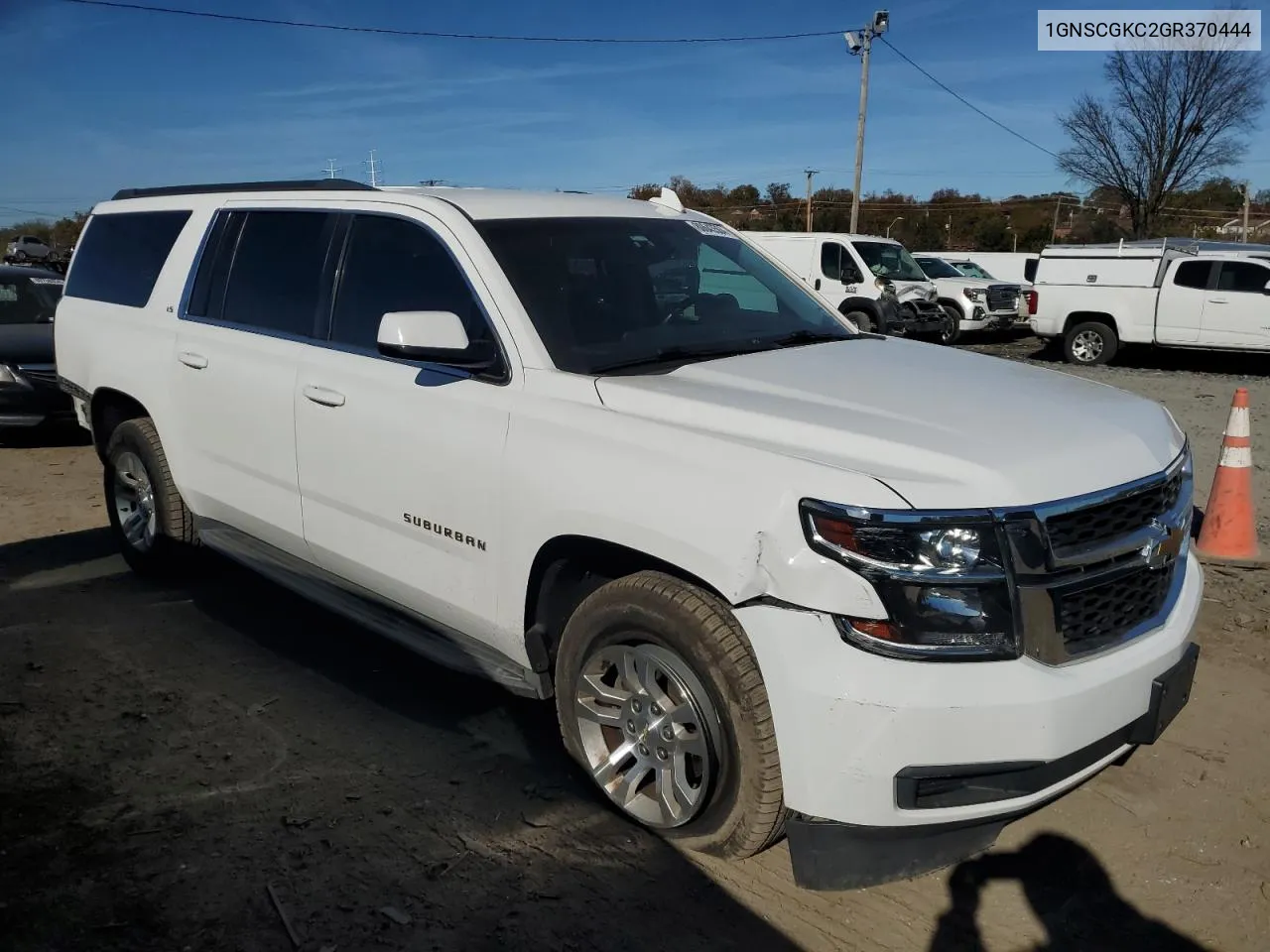 2016 Chevrolet Suburban C1500 Ls VIN: 1GNSCGKC2GR370444 Lot: 80643504