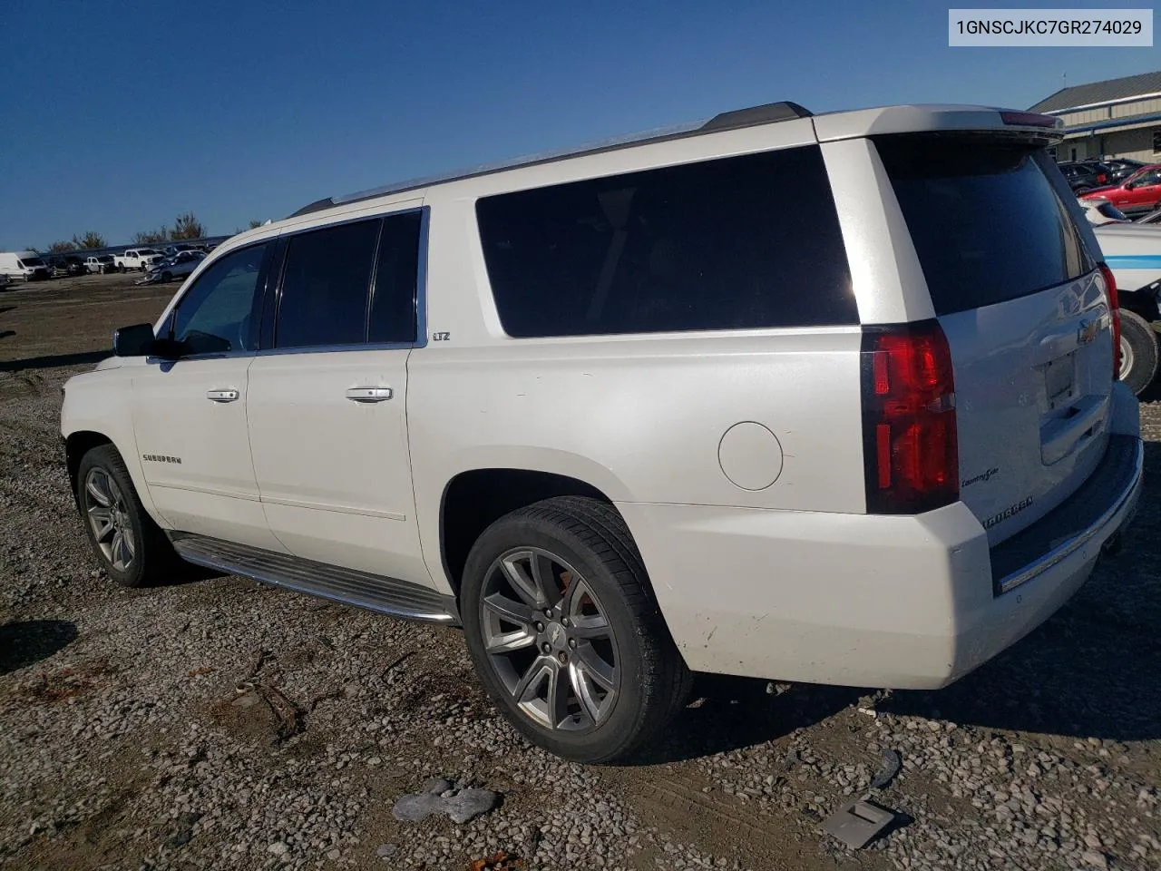 2016 Chevrolet Suburban C1500 Ltz VIN: 1GNSCJKC7GR274029 Lot: 80765644