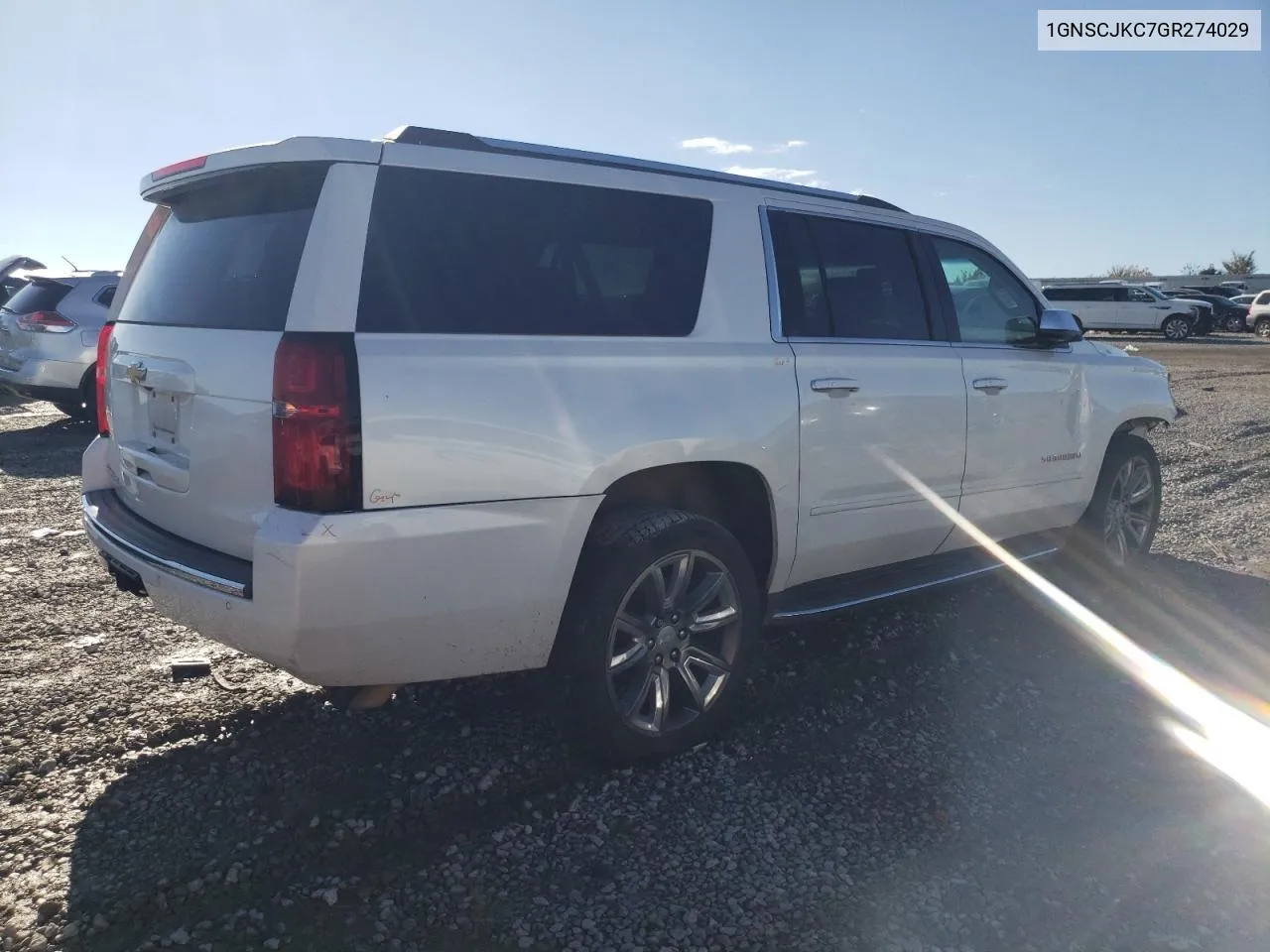 2016 Chevrolet Suburban C1500 Ltz VIN: 1GNSCJKC7GR274029 Lot: 80765644