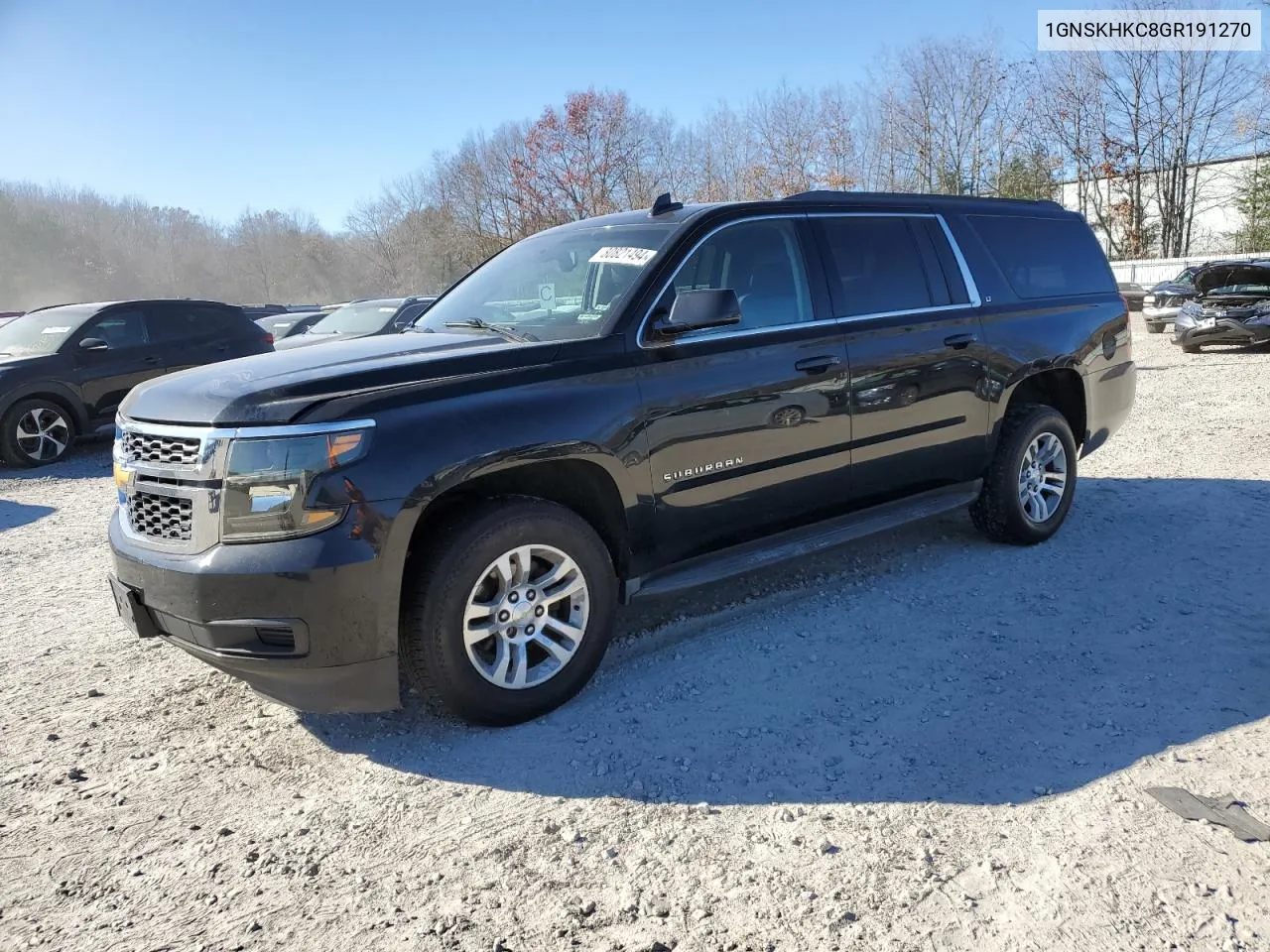 2016 Chevrolet Suburban K1500 Lt VIN: 1GNSKHKC8GR191270 Lot: 80821494