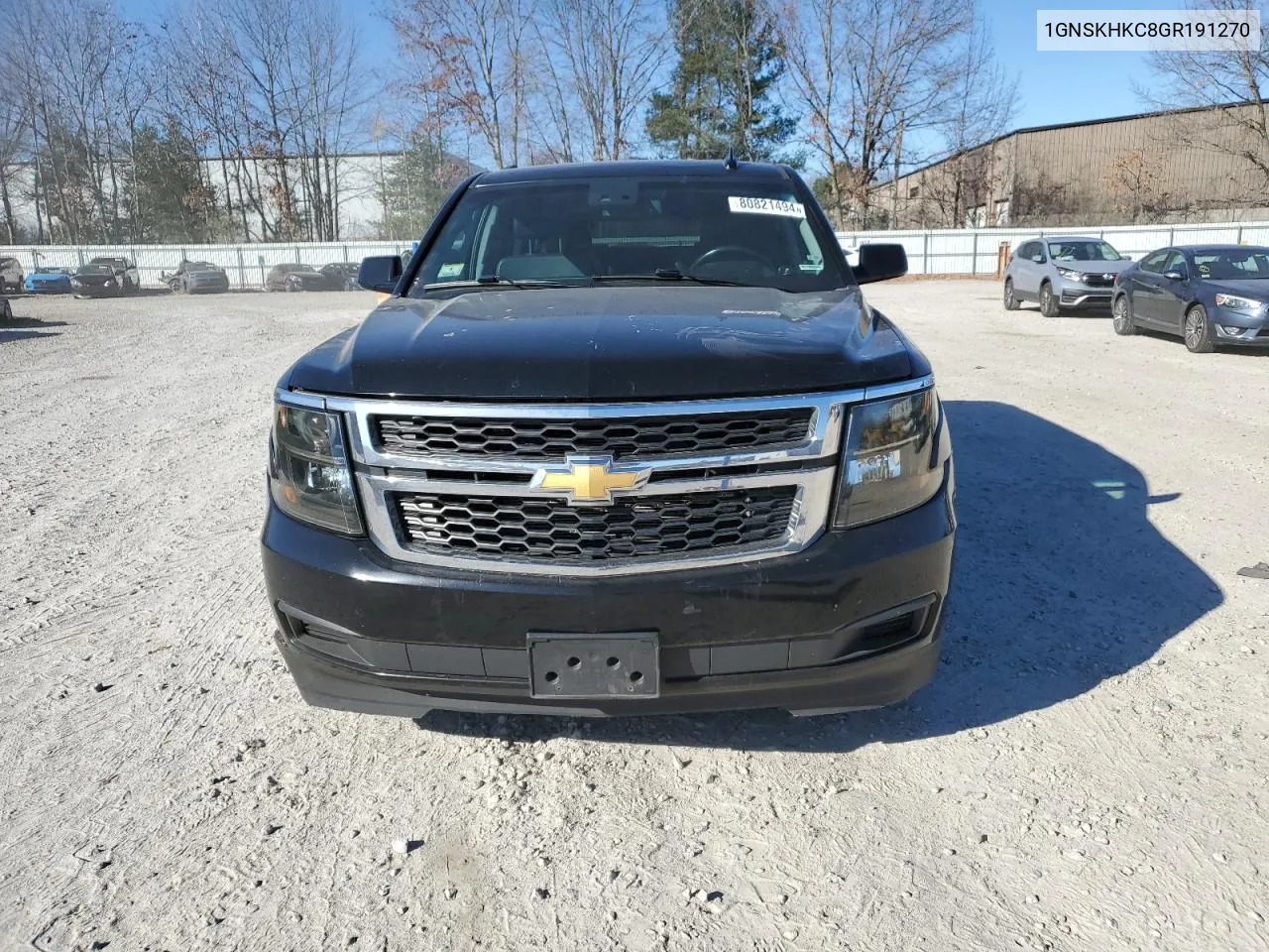 2016 Chevrolet Suburban K1500 Lt VIN: 1GNSKHKC8GR191270 Lot: 80821494