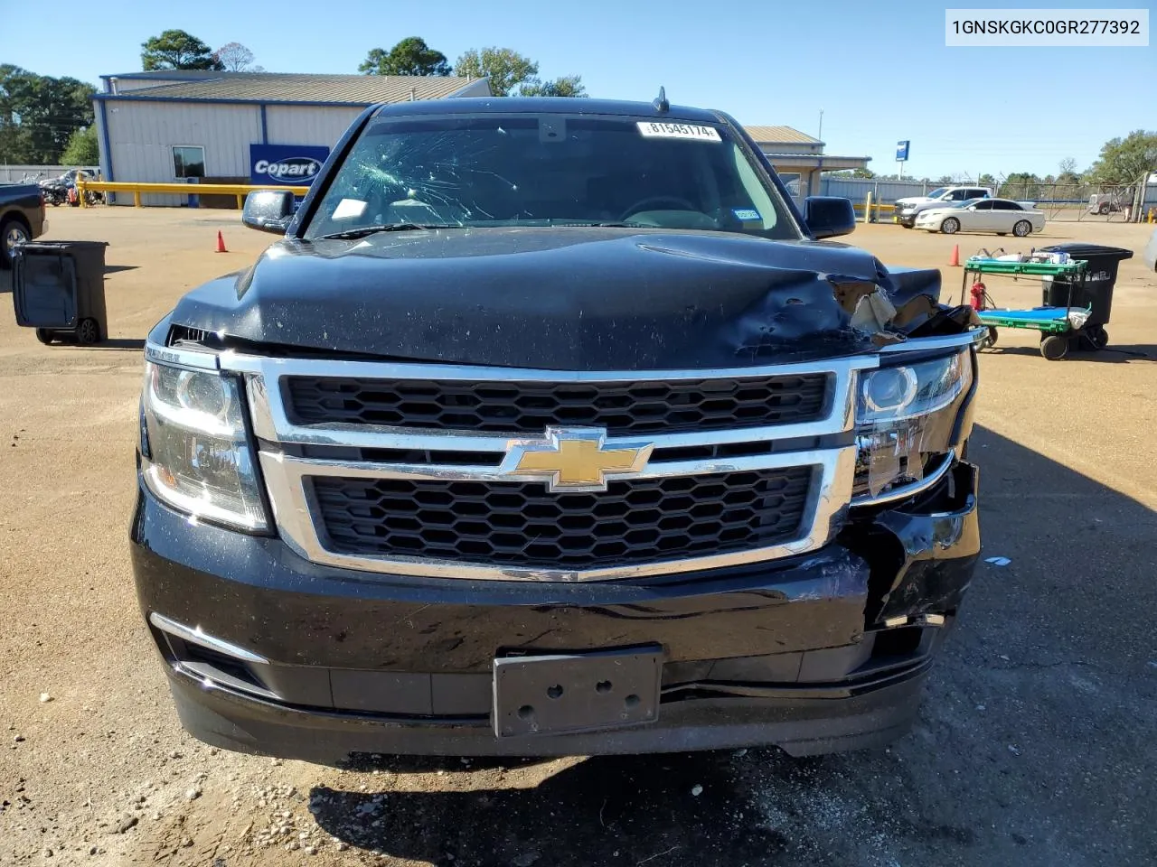 2016 Chevrolet Suburban K1500 Ls VIN: 1GNSKGKC0GR277392 Lot: 81545174