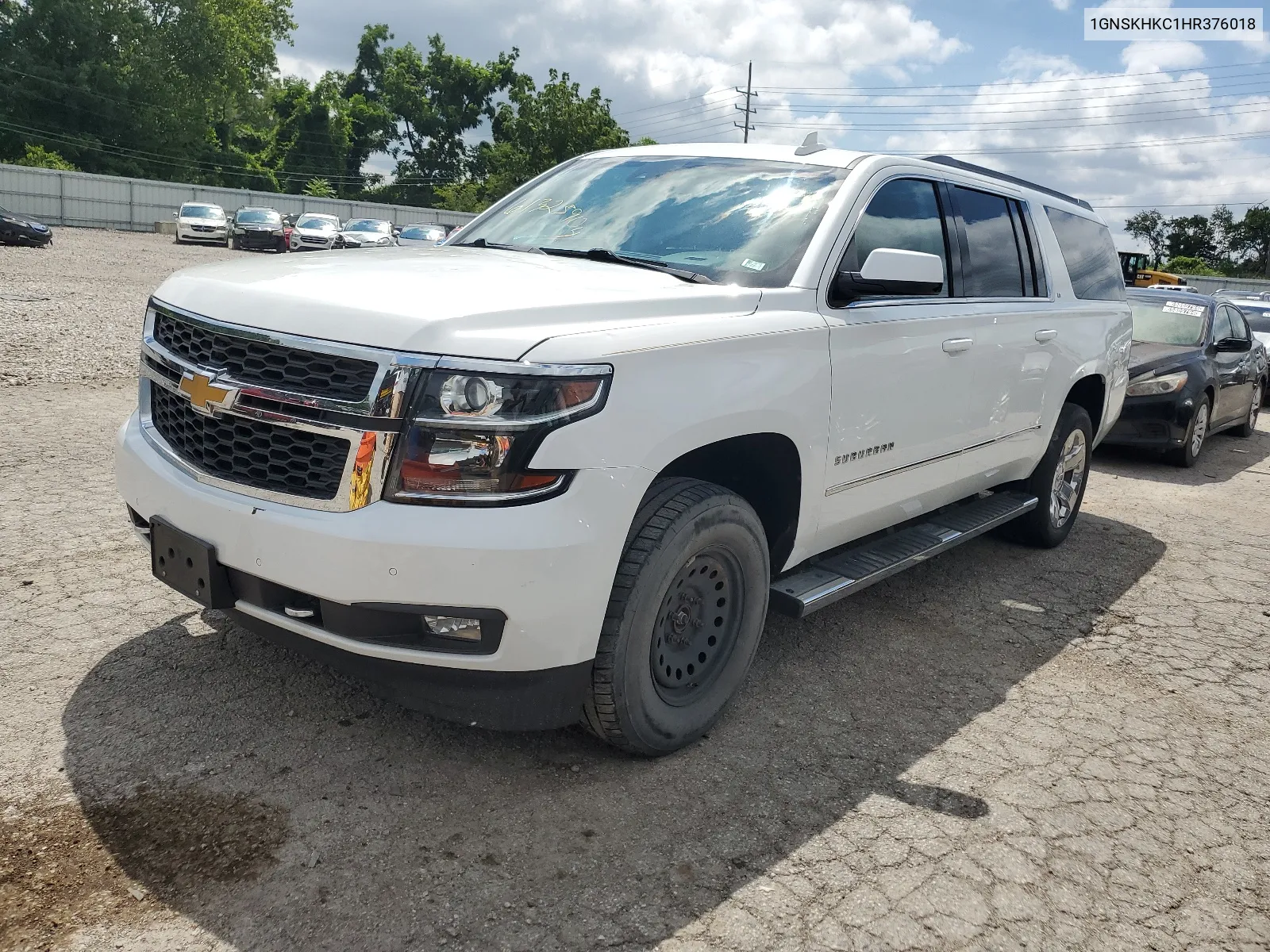 2017 Chevrolet Suburban K1500 Lt VIN: 1GNSKHKC1HR376018 Lot: 61325904