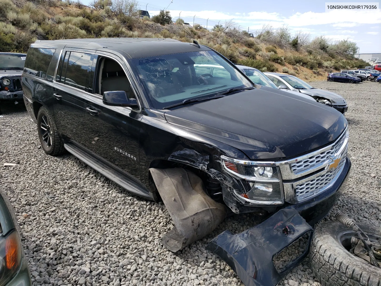 2017 Chevrolet Suburban K1500 Lt VIN: 1GNSKHKC0HR179356 Lot: 63812704