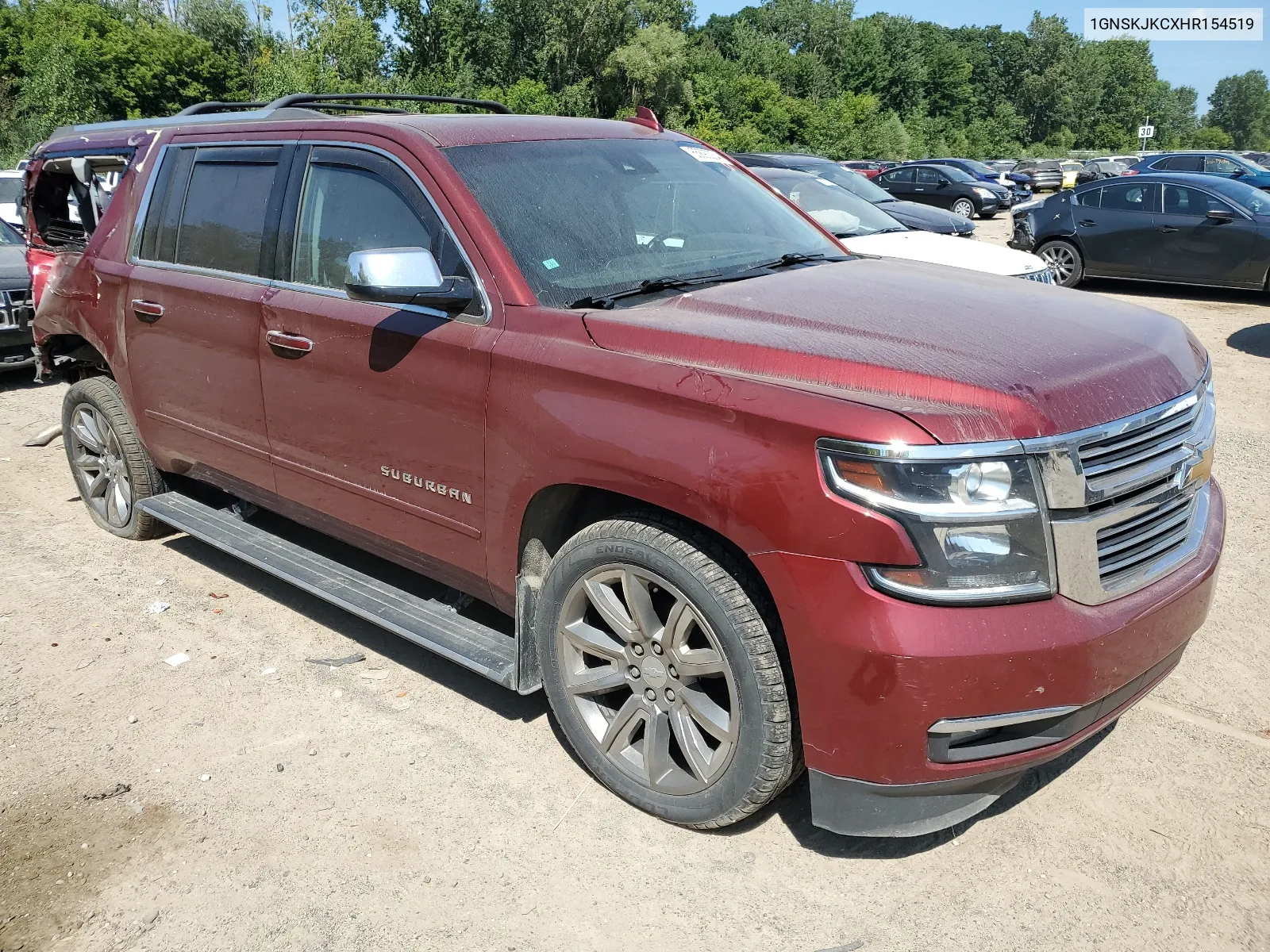 2017 Chevrolet Suburban K1500 Premier VIN: 1GNSKJKCXHR154519 Lot: 65890234