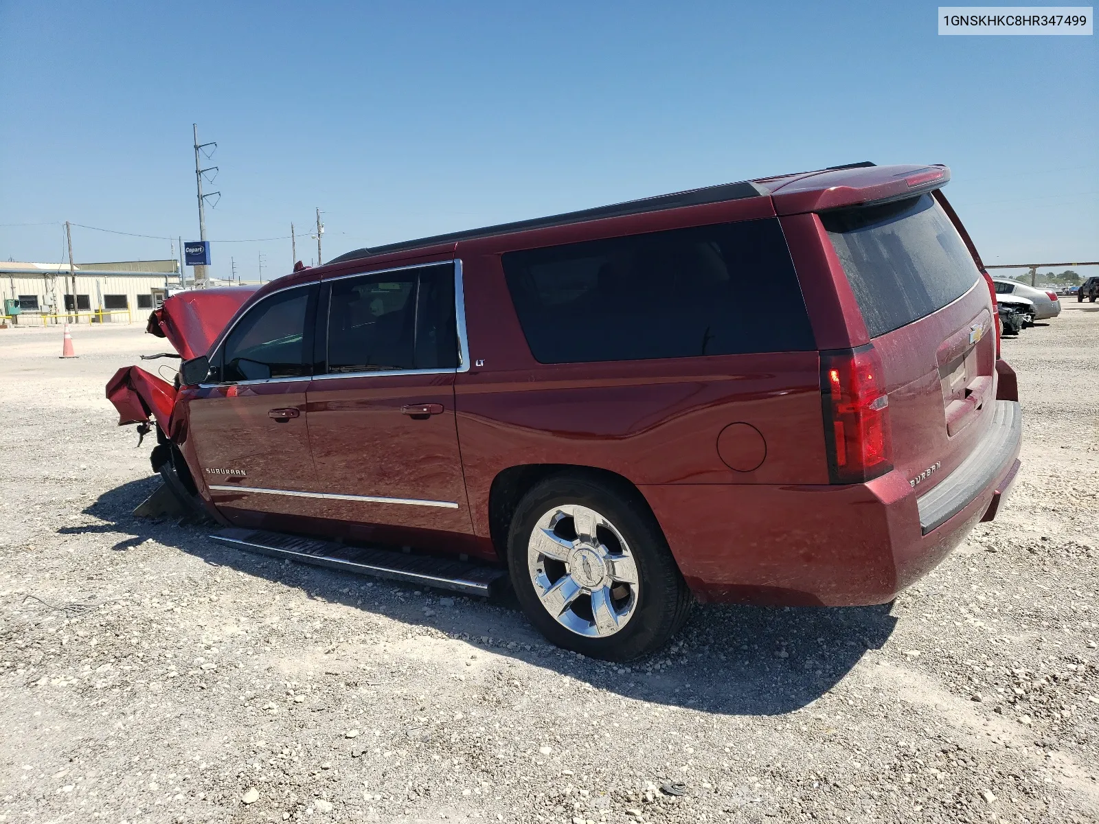 2017 Chevrolet Suburban K1500 Lt VIN: 1GNSKHKC8HR347499 Lot: 67575054