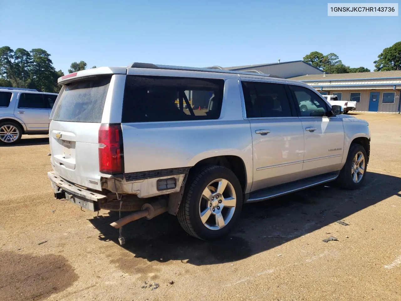 2017 Chevrolet Suburban K1500 Premier VIN: 1GNSKJKC7HR143736 Lot: 69803354