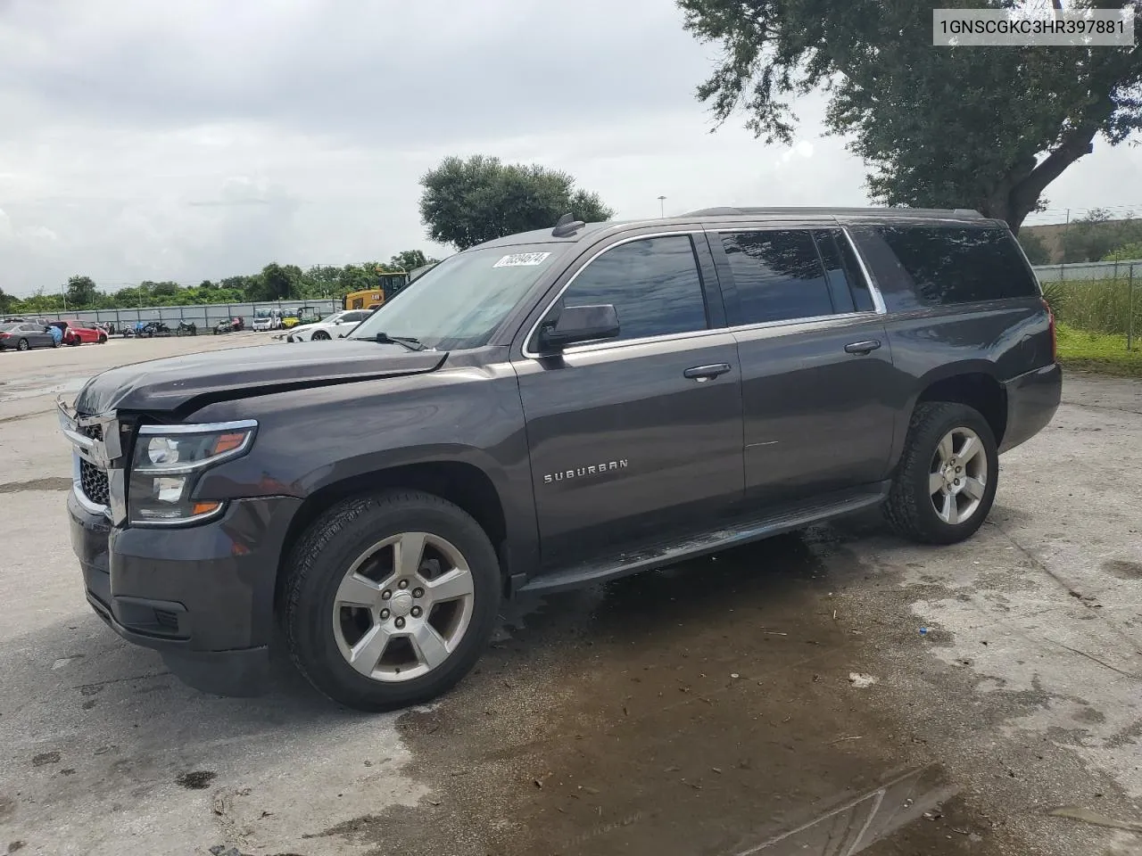 2017 Chevrolet Suburban C1500 Ls VIN: 1GNSCGKC3HR397881 Lot: 70394674