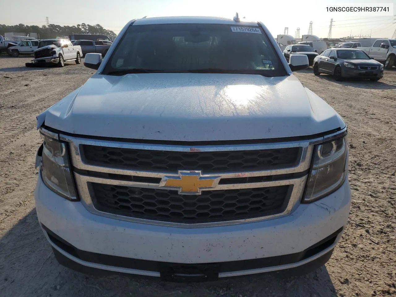 2017 Chevrolet Suburban C1500 Ls VIN: 1GNSCGEC9HR387741 Lot: 71579264