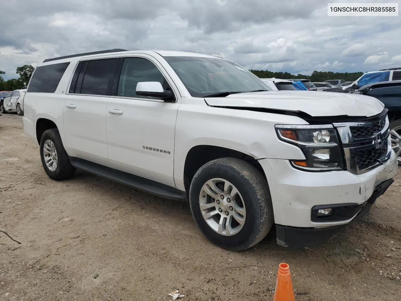 1GNSCHKC8HR385585 2017 Chevrolet Suburban C1500 Lt