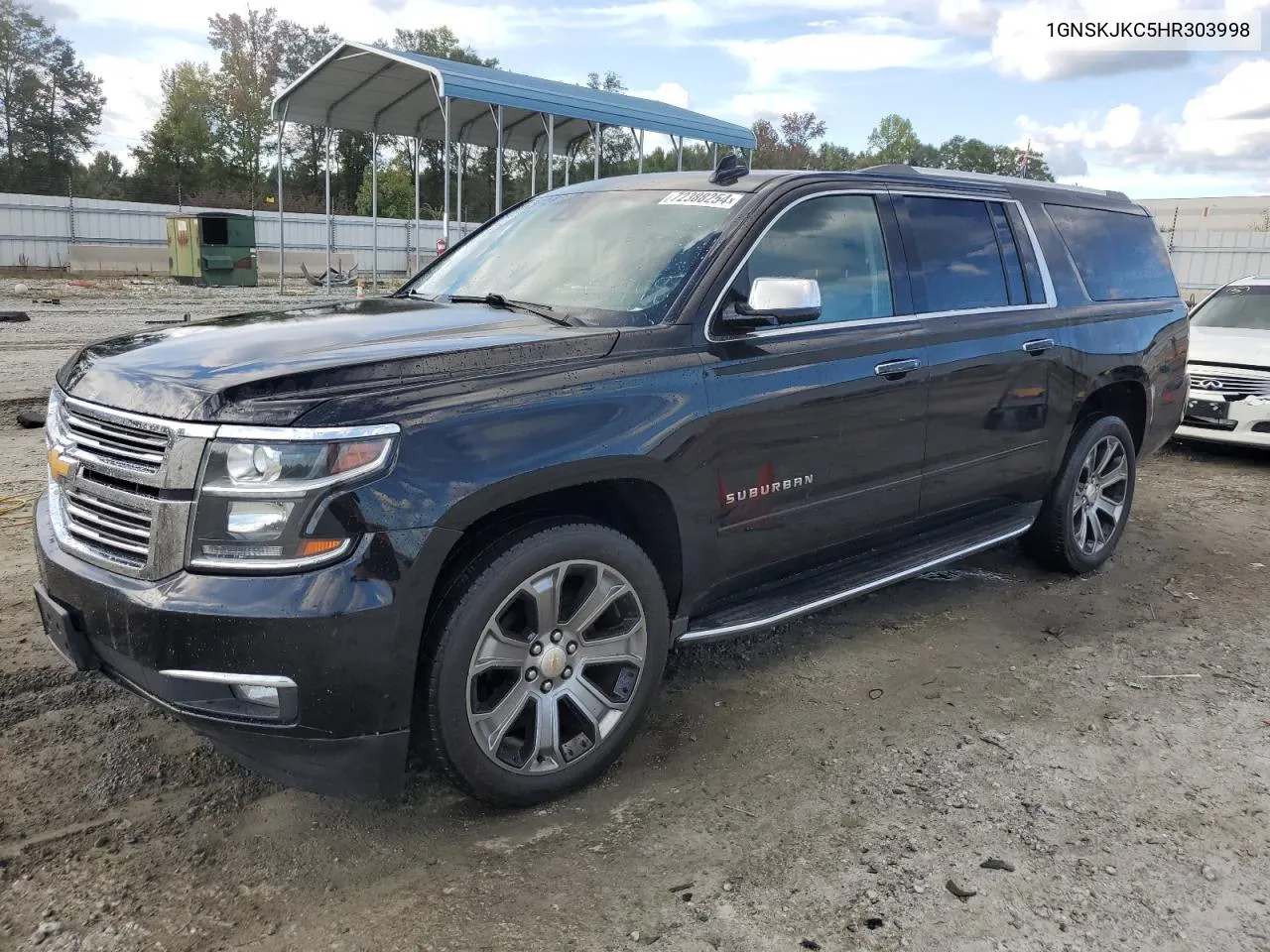 2017 Chevrolet Suburban K1500 Premier VIN: 1GNSKJKC5HR303998 Lot: 72388254