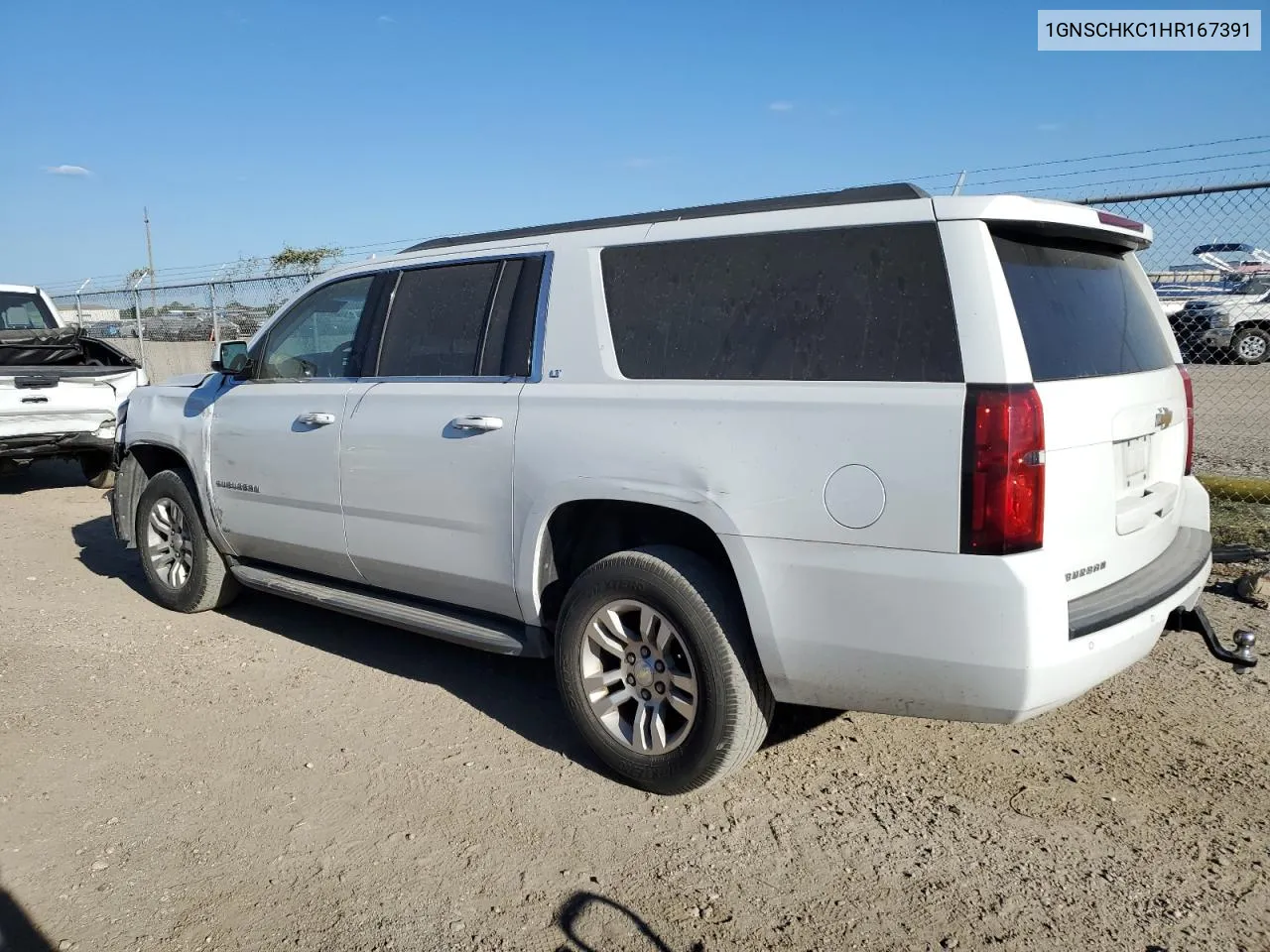 2017 Chevrolet Suburban C1500 Lt VIN: 1GNSCHKC1HR167391 Lot: 72775204