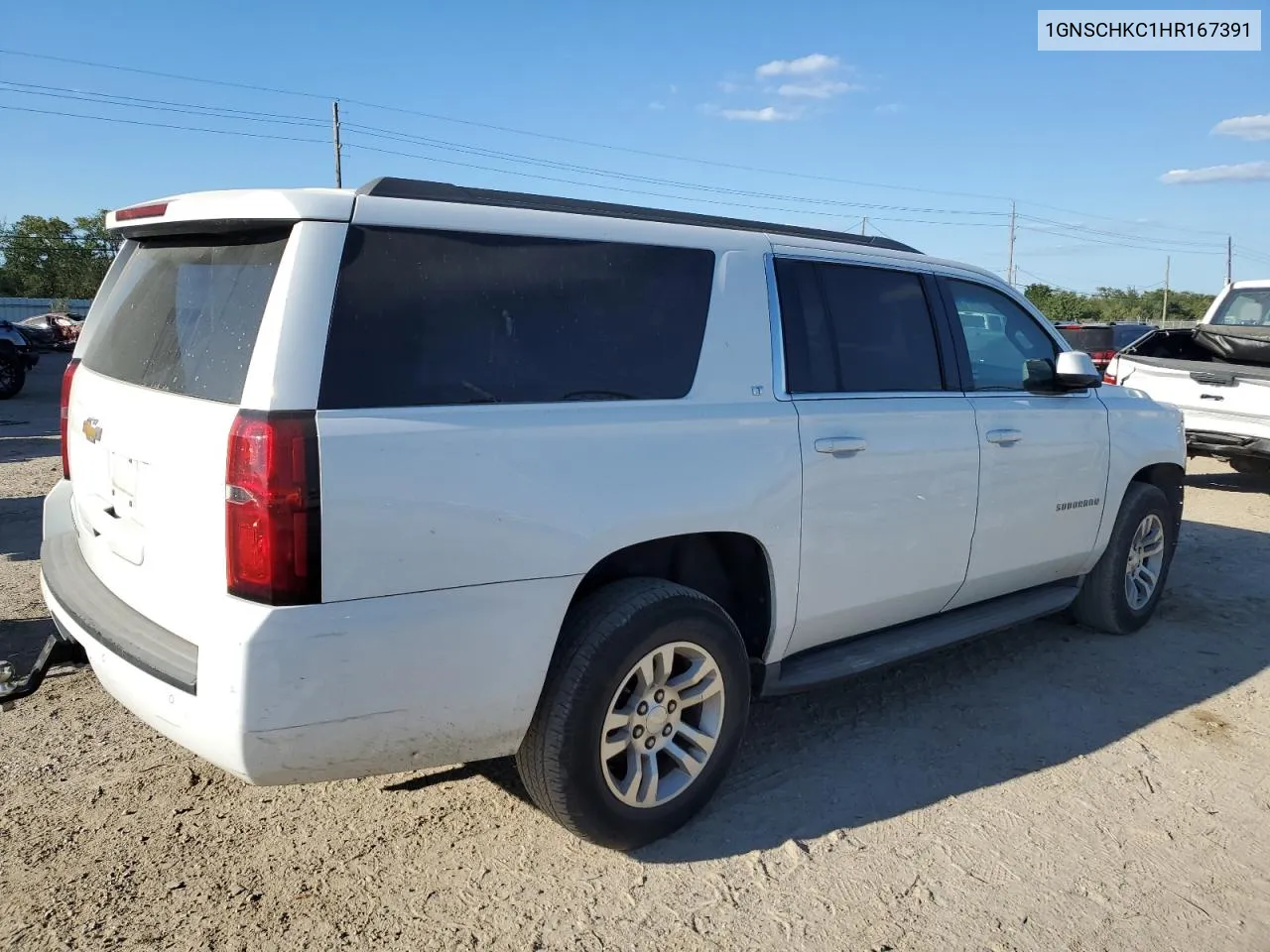 2017 Chevrolet Suburban C1500 Lt VIN: 1GNSCHKC1HR167391 Lot: 72775204