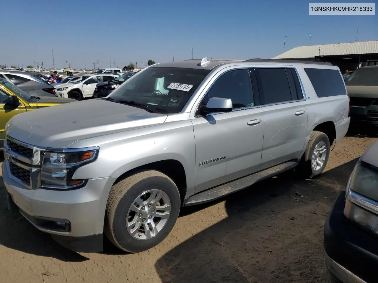 2017 Chevrolet Suburban K1500 Lt VIN: 1GNSKHKC9HR218333 Lot: 73152714