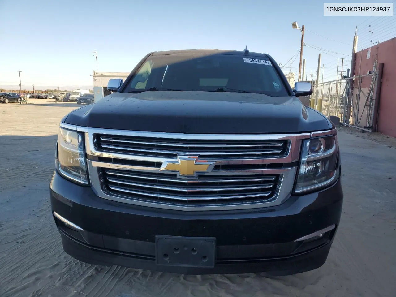 2017 Chevrolet Suburban C1500 Premier VIN: 1GNSCJKC3HR124937 Lot: 73439714