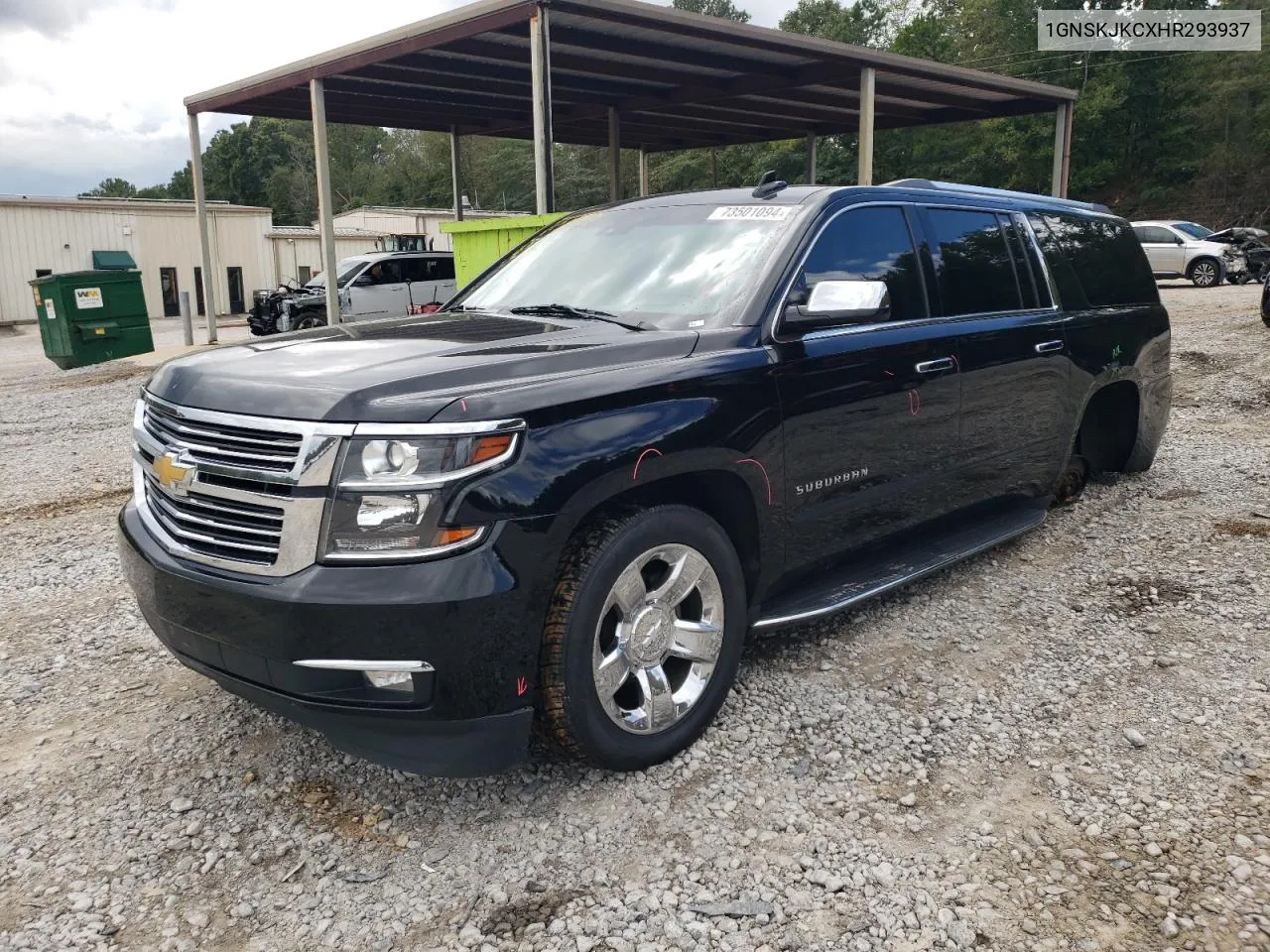 2017 Chevrolet Suburban K1500 Premier VIN: 1GNSKJKCXHR293937 Lot: 73501094