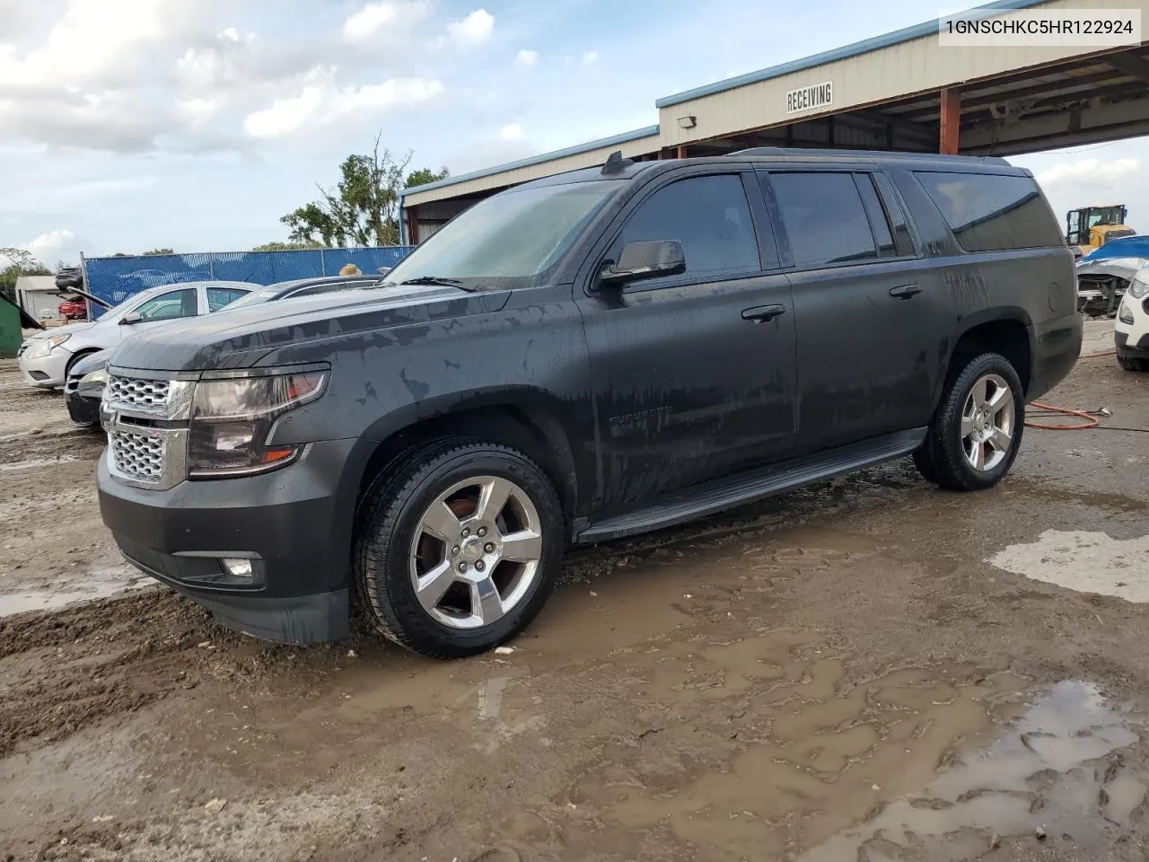 2017 Chevrolet Suburban C1500 Lt VIN: 1GNSCHKC5HR122924 Lot: 73663424