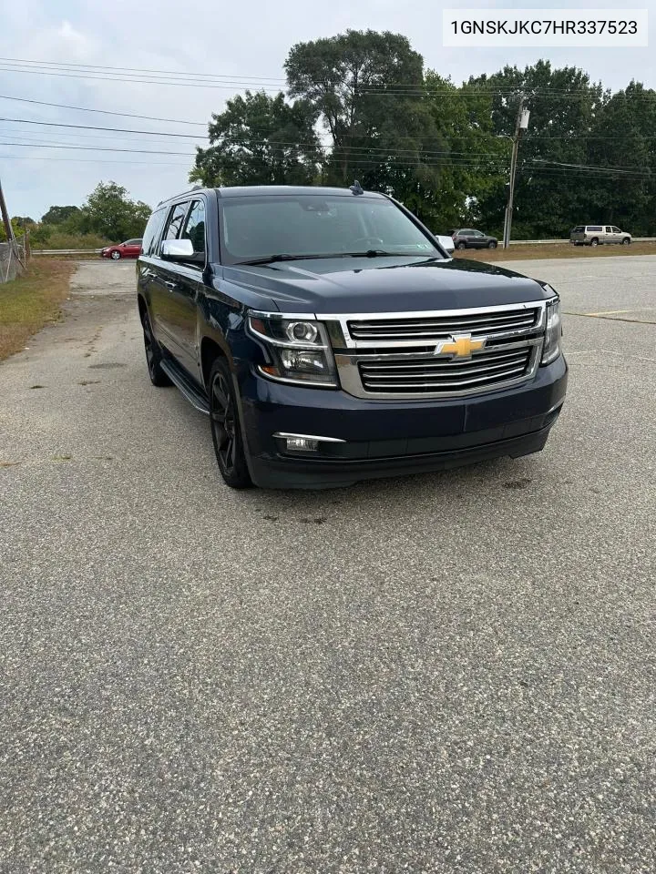 2017 Chevrolet Suburban K1500 Premier VIN: 1GNSKJKC7HR337523 Lot: 74106164