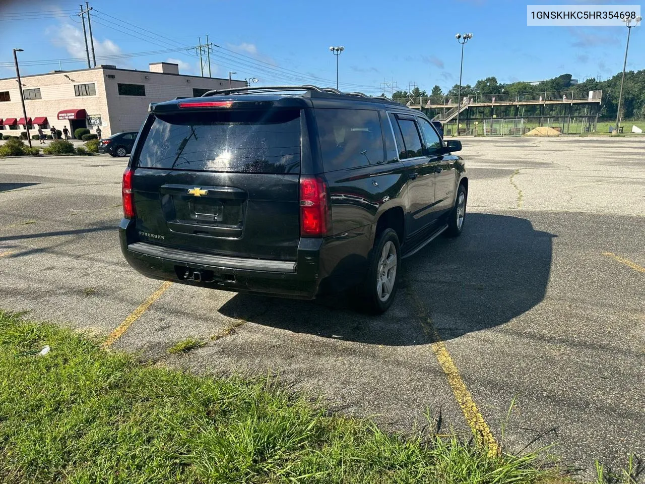 2017 Chevrolet Suburban K VIN: 1GNSKHKC5HR354698 Lot: 74144944