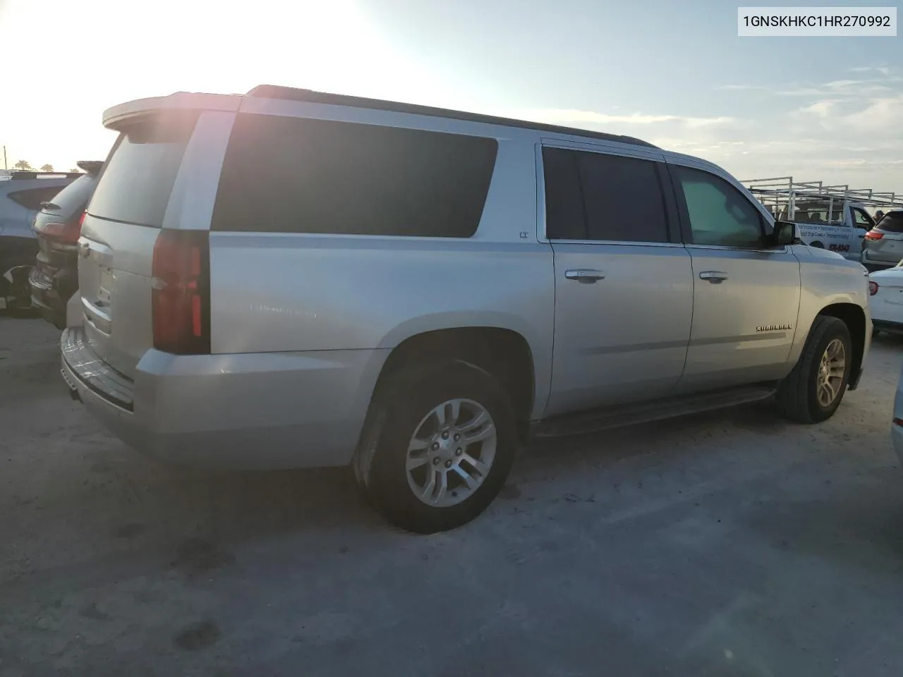 2017 Chevrolet Suburban K1500 Lt VIN: 1GNSKHKC1HR270992 Lot: 75316344