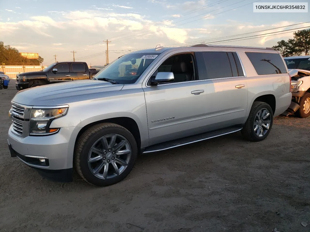 2017 Chevrolet Suburban K1500 Premier VIN: 1GNSKJKC6HR354832 Lot: 75395084