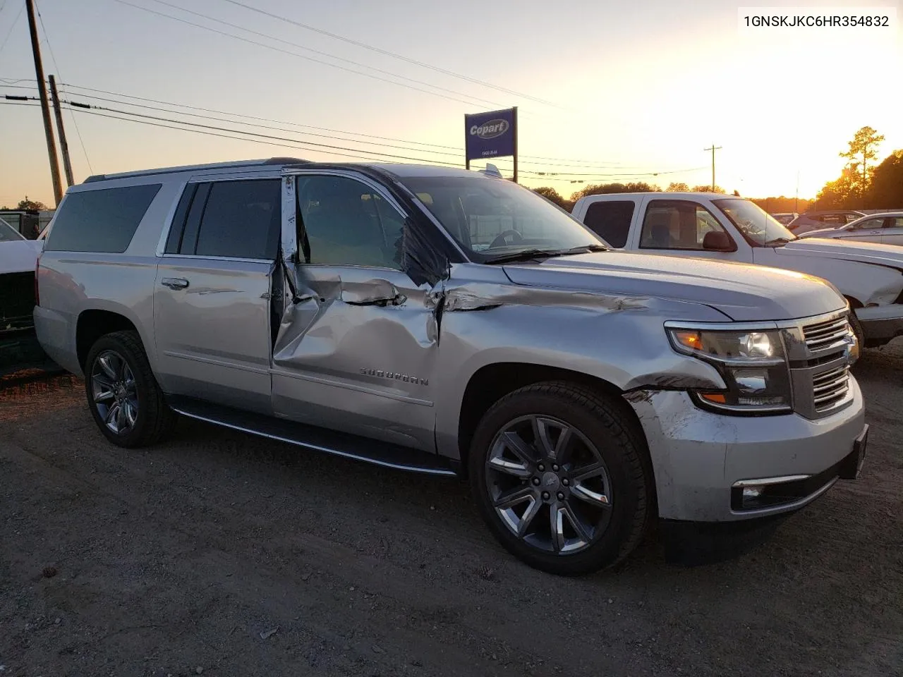 1GNSKJKC6HR354832 2017 Chevrolet Suburban K1500 Premier